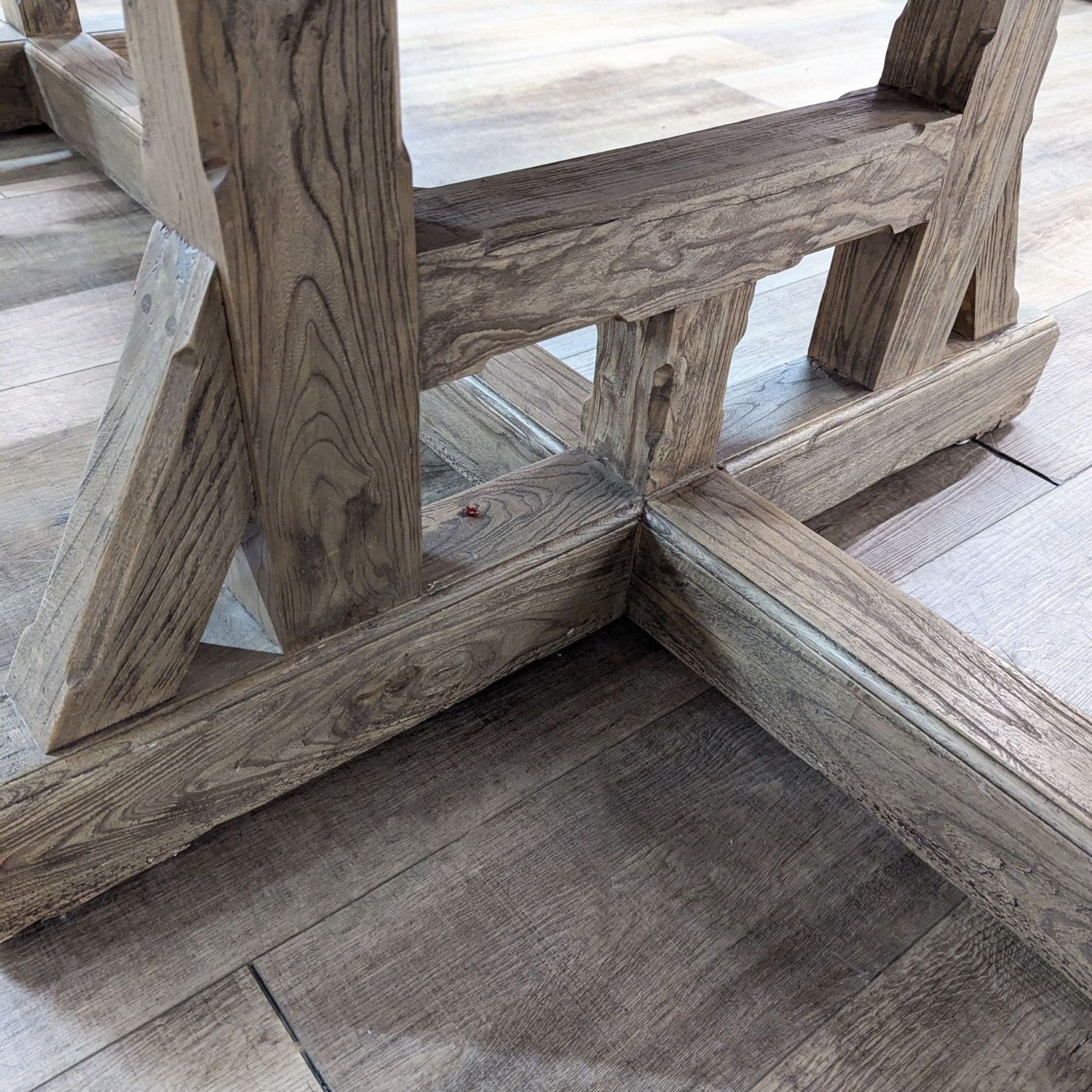 Restoration Hardware Reclaimed Wood Dining Table - image-7