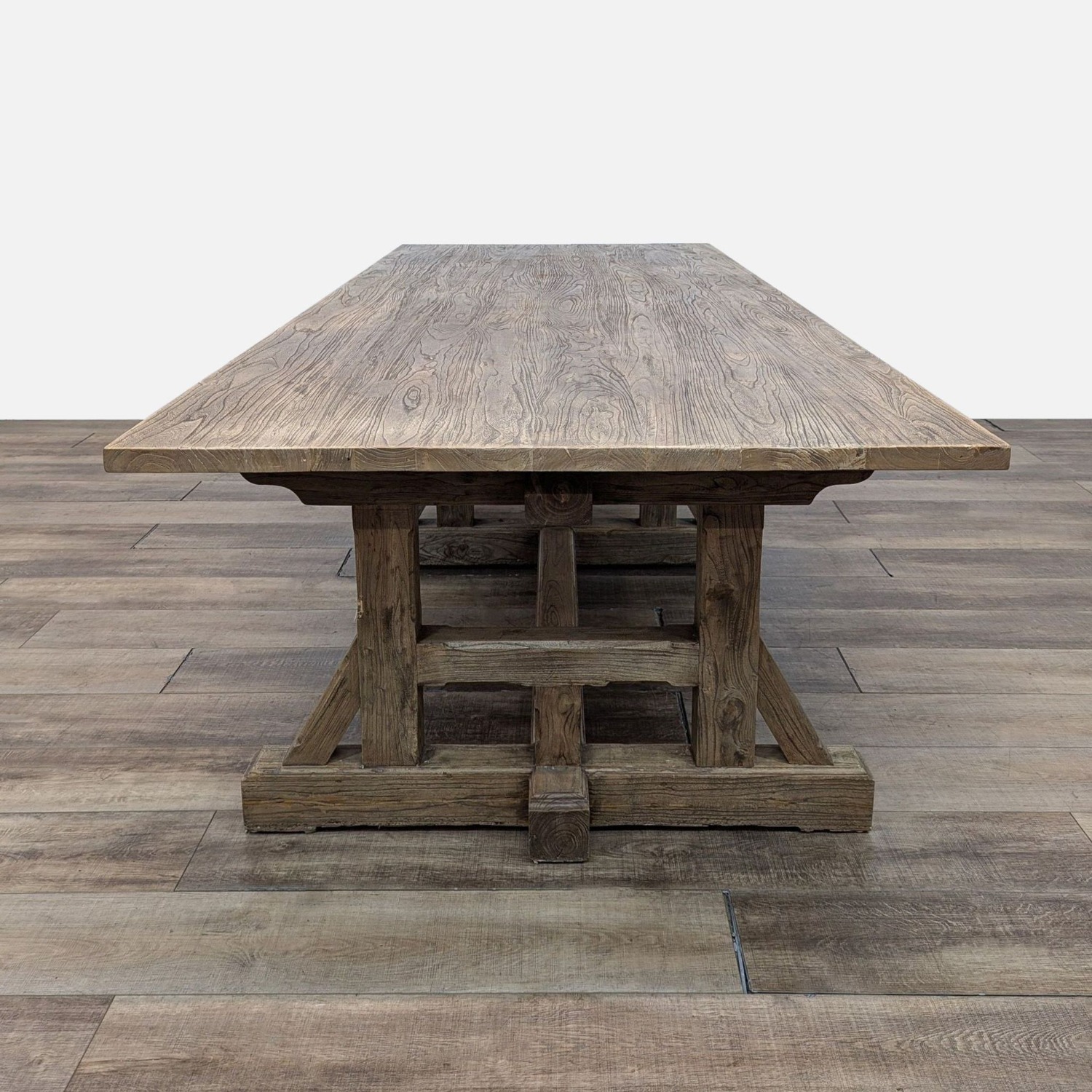 Restoration Hardware Reclaimed Wood Dining Table - image-9