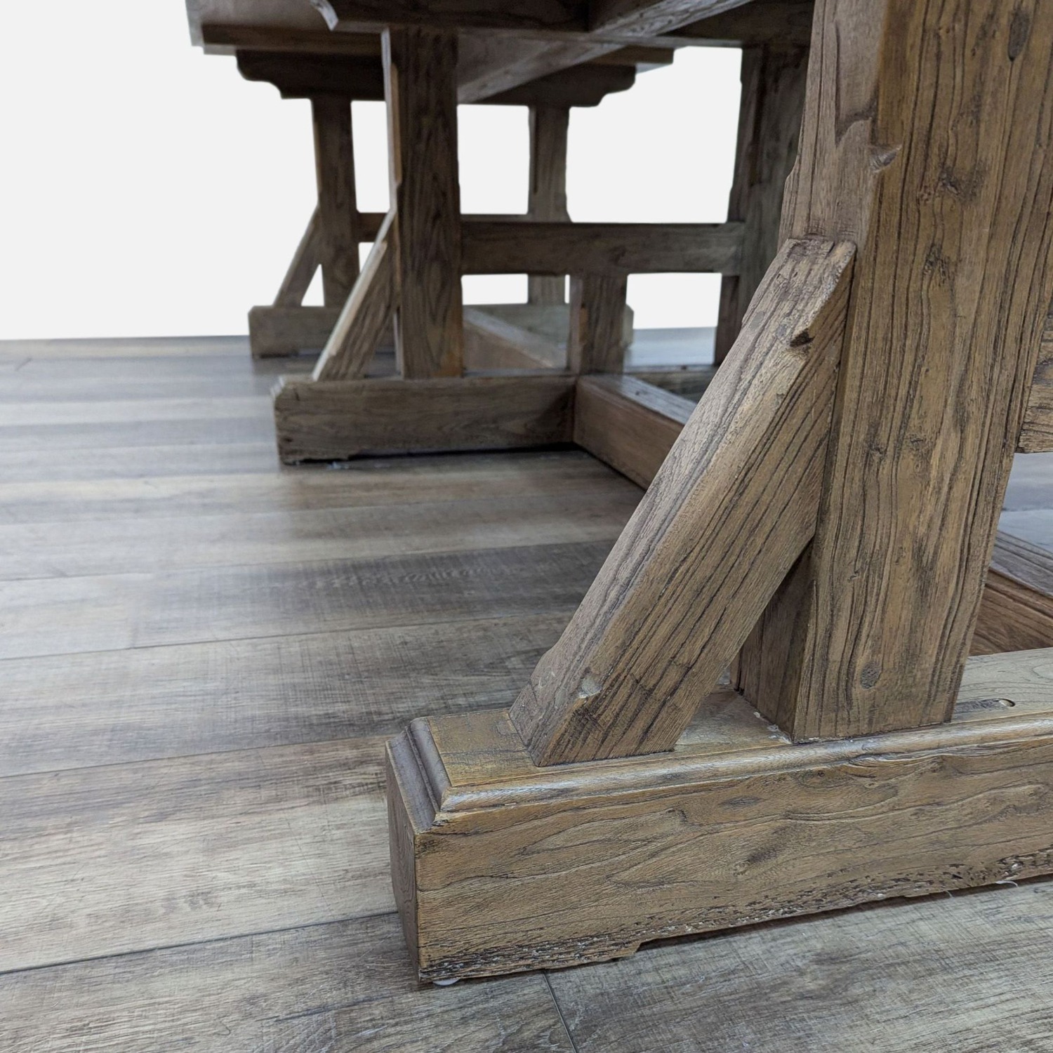 Restoration Hardware Reclaimed Wood Dining Table - image-4
