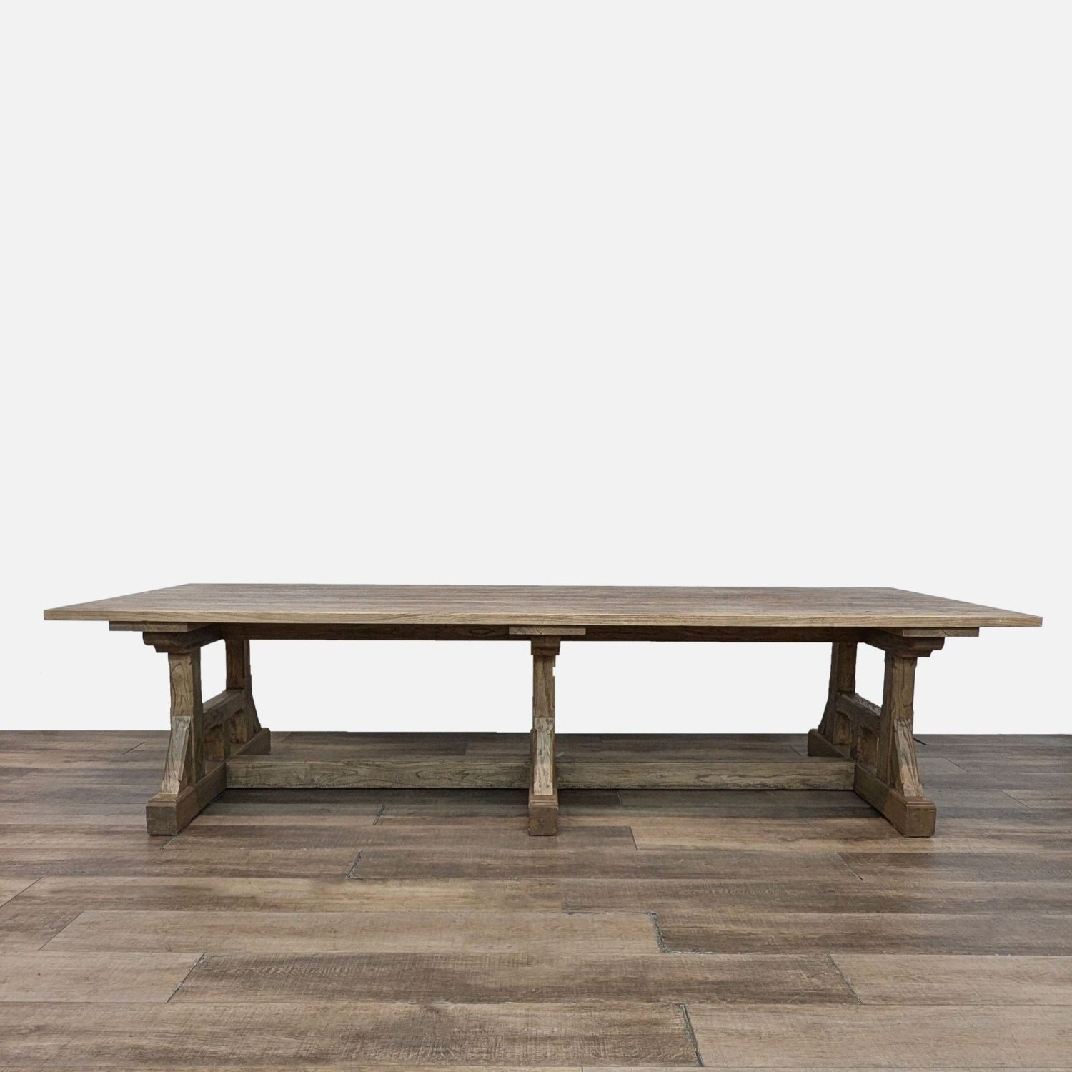 Restoration Hardware Reclaimed Wood Dining Table - image-1