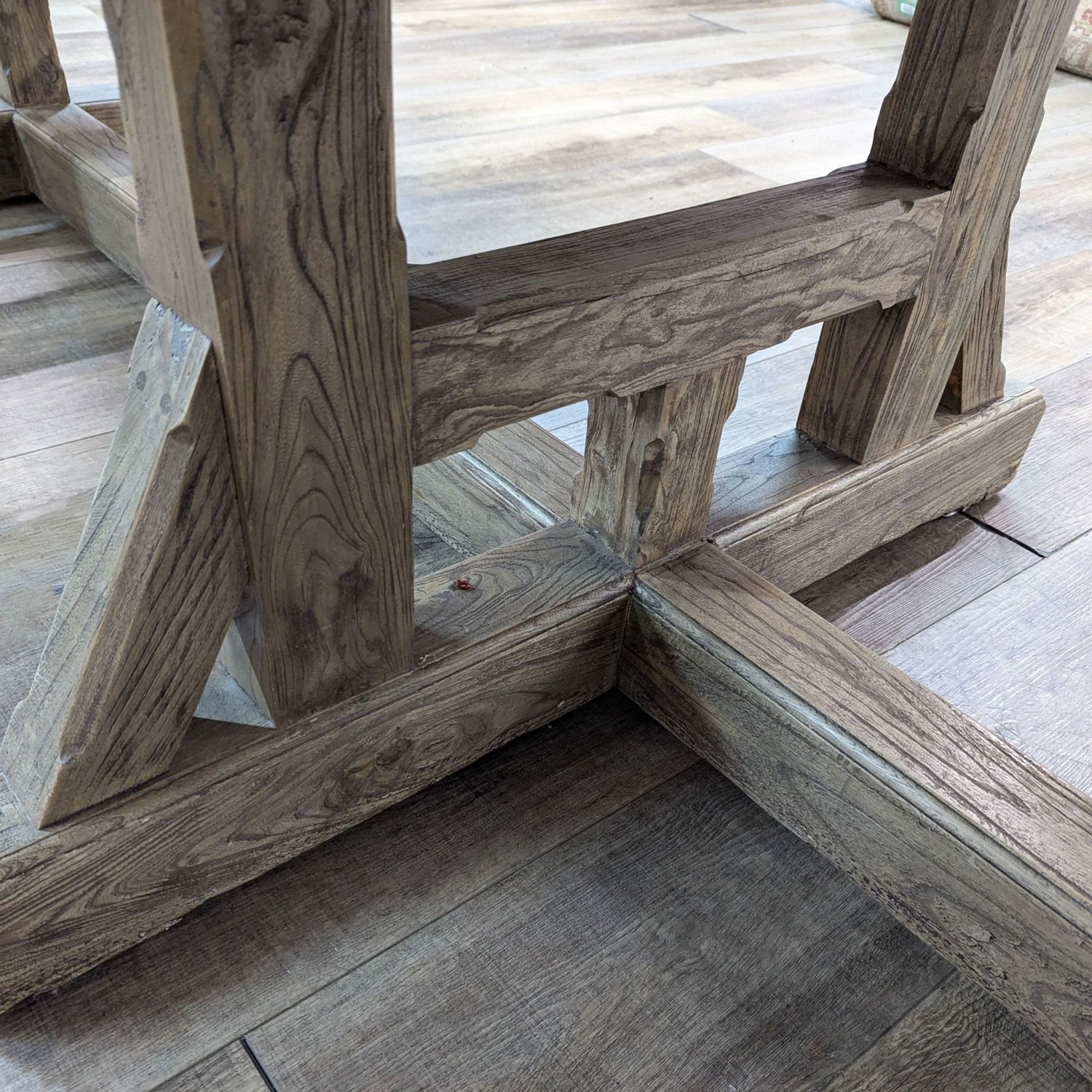 Restoration Hardware Reclaimed Wood Dining Table - image-6