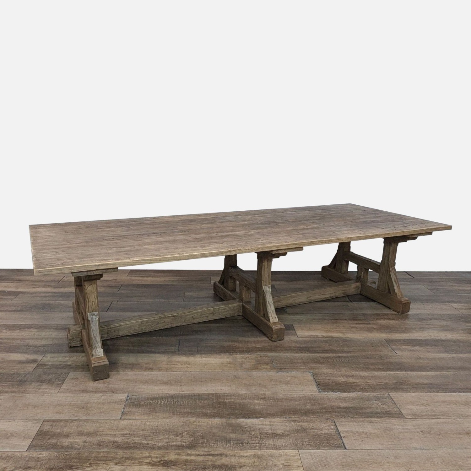 Restoration Hardware Reclaimed Wood Dining Table - image-10