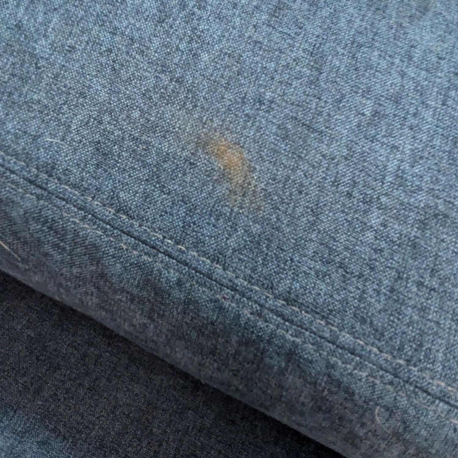 Pottery Barn Blue Slipcovered Sectional Sofa - image-7