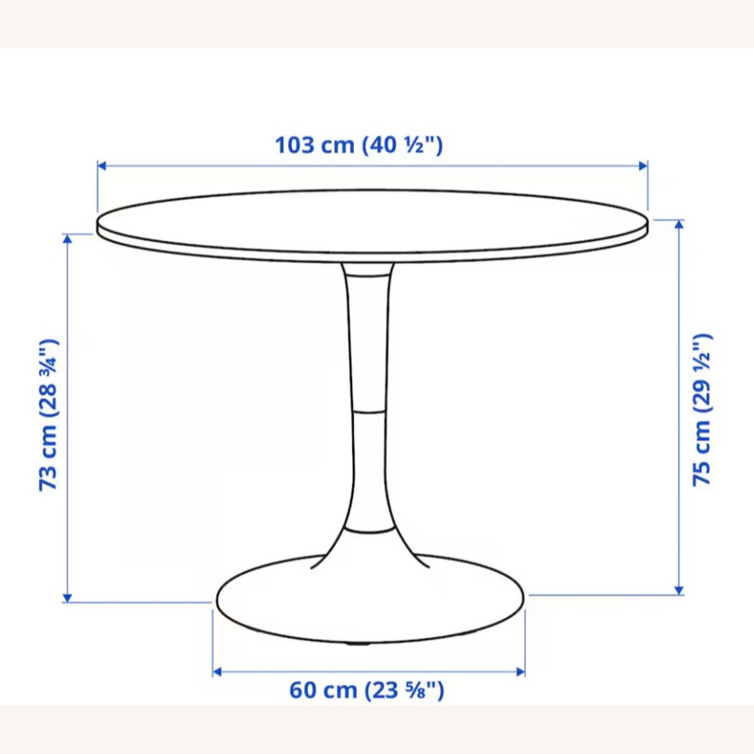IKEA DIning Table and 2 Chairs Set - image-3