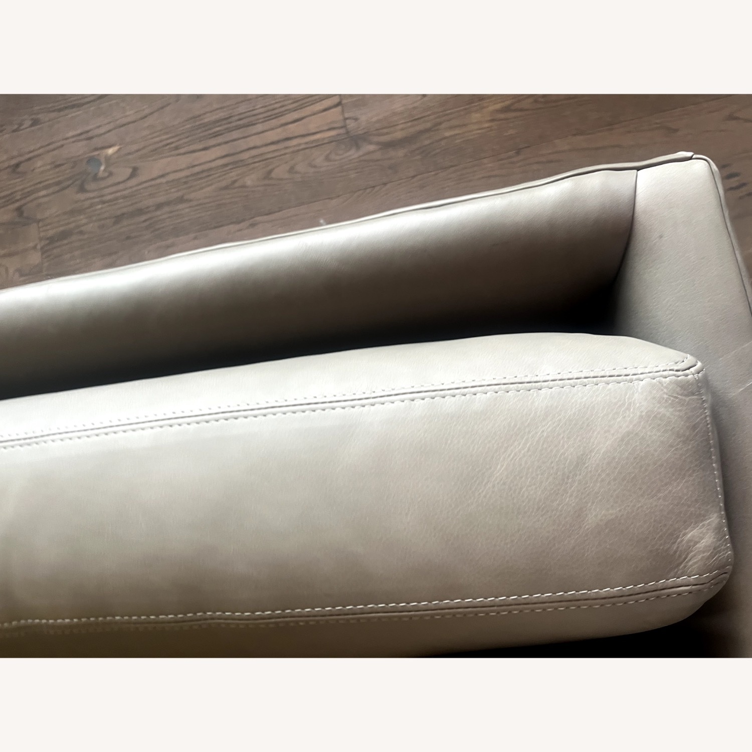 Restoration Hardware 10' Hayden Leather Sofa - image-4