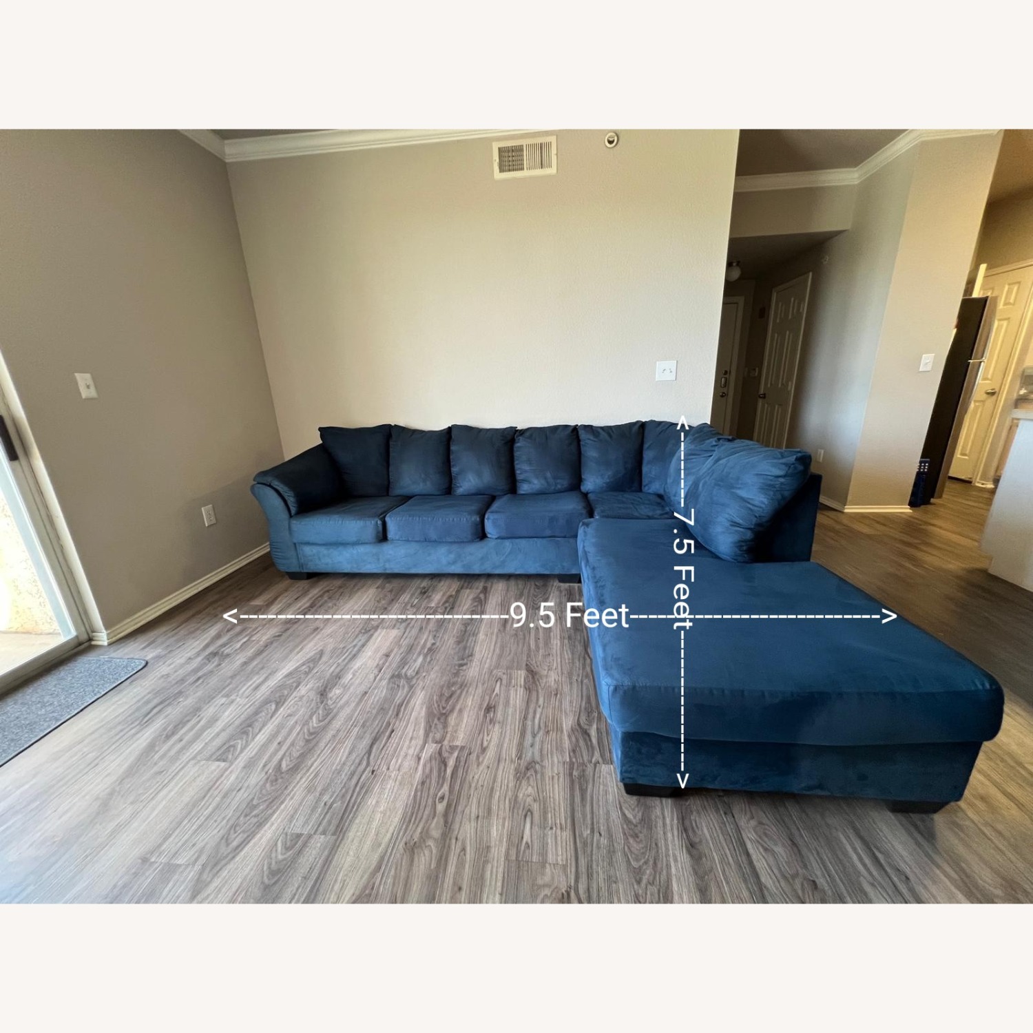 Ashley Furniture L-shaped 2 Piece Sofa - image-3