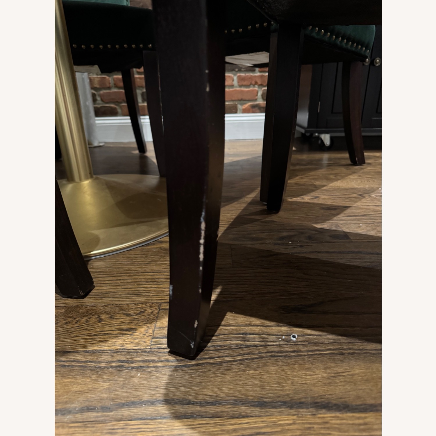 Green Velvet Dining Chairs (Set of 4) - image-4