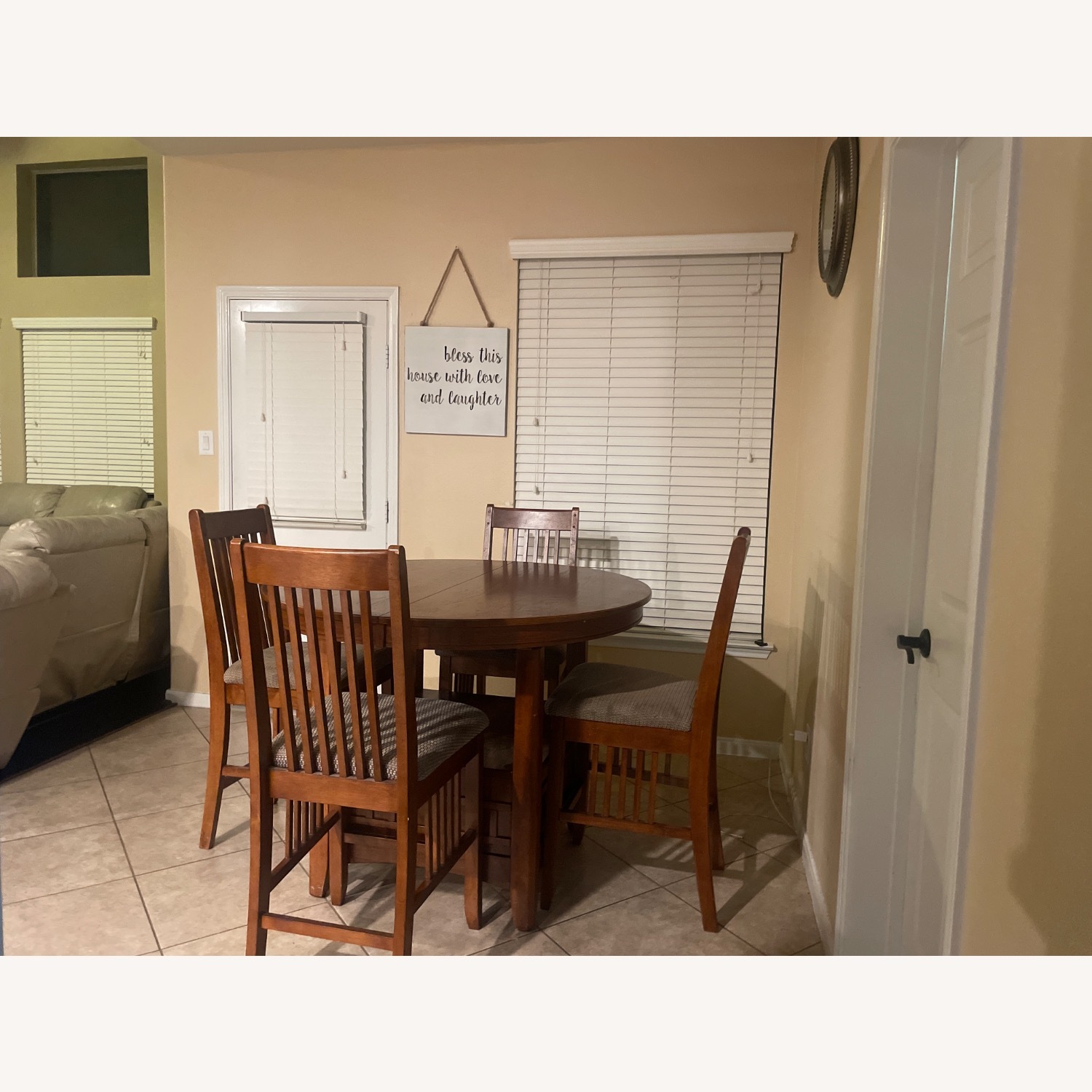 Pier 1 Imports Dining Table with Chairs - image-0