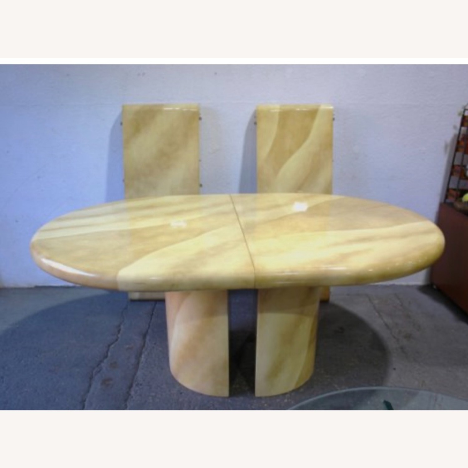 Karl Springer Style Dining Table - image-0