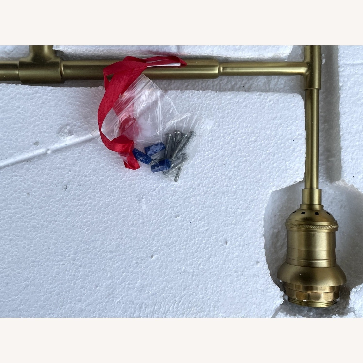 Pottery Barn Glass Globe Linear Chandelier - image-6