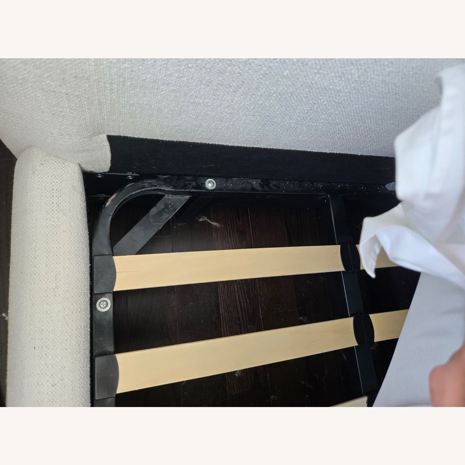 Wyatt King Lift-Up Storage Bed in Boyer Fabric - image-16