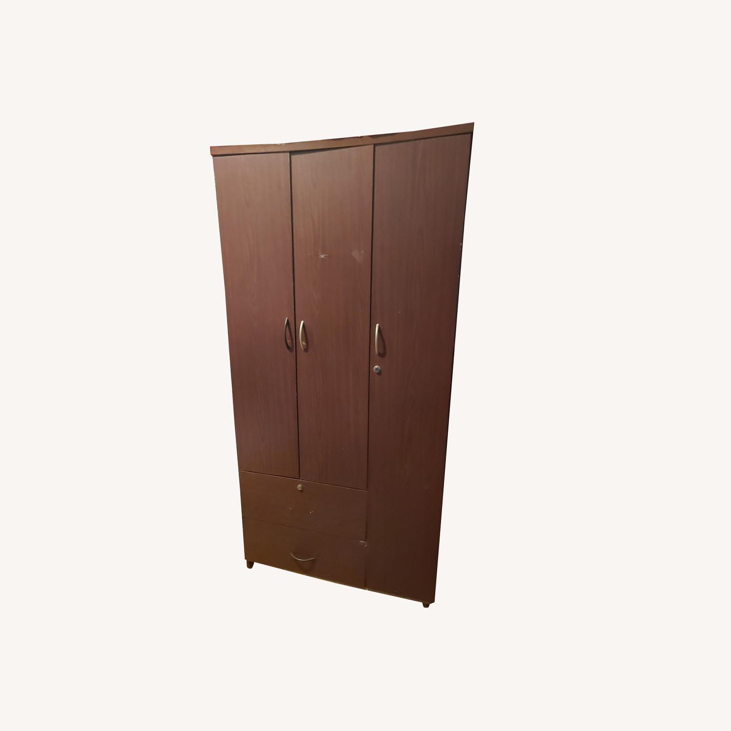 Wooden Cabinet With Doors - image-0