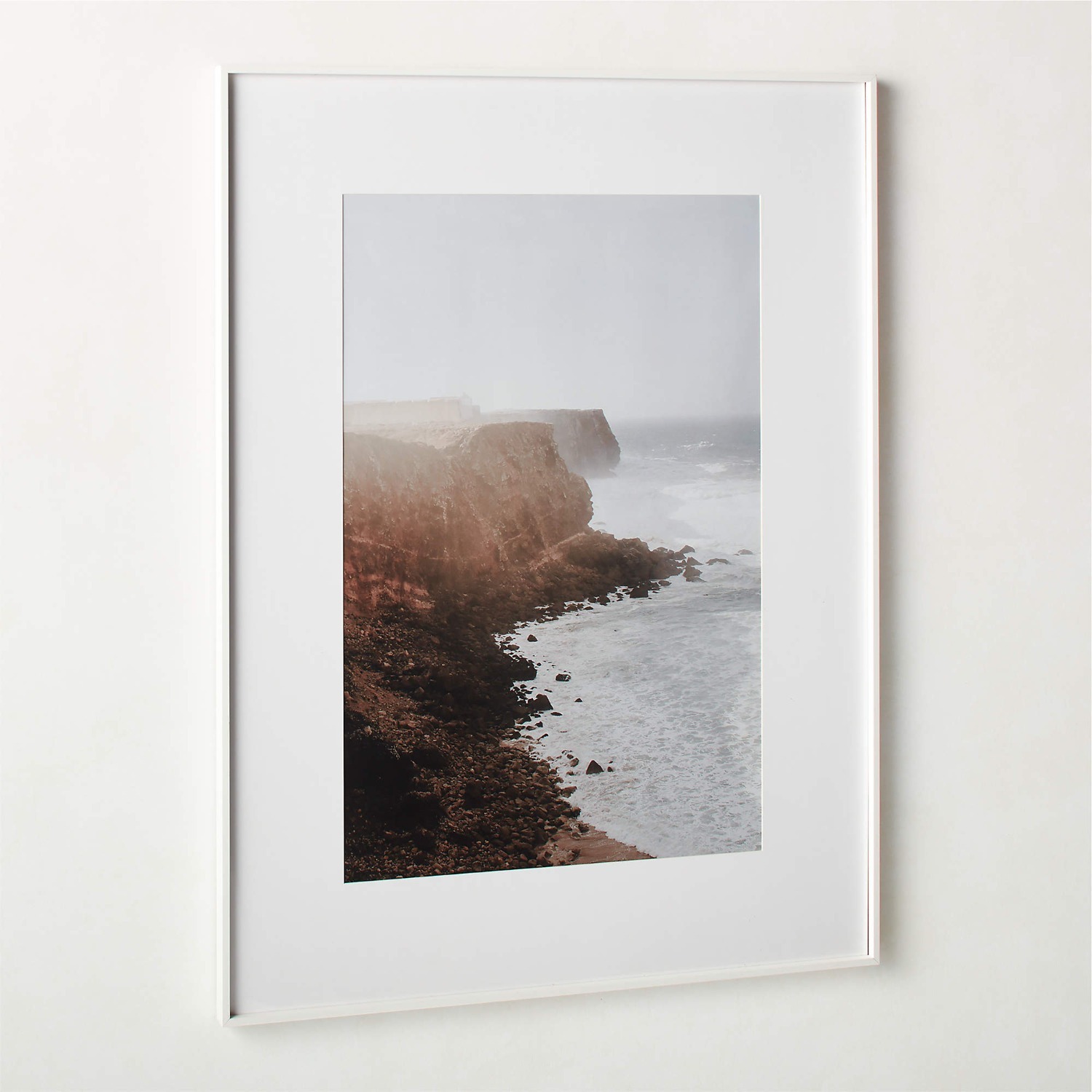 Gallery White Picture Frame with White Mat 24"x36" - image-2