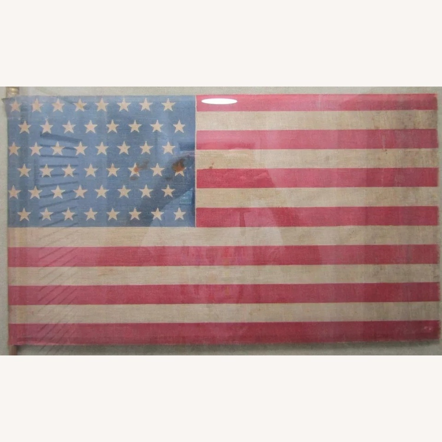 Framed Authentic 1908-1912 US 48 Star Flag - image-3