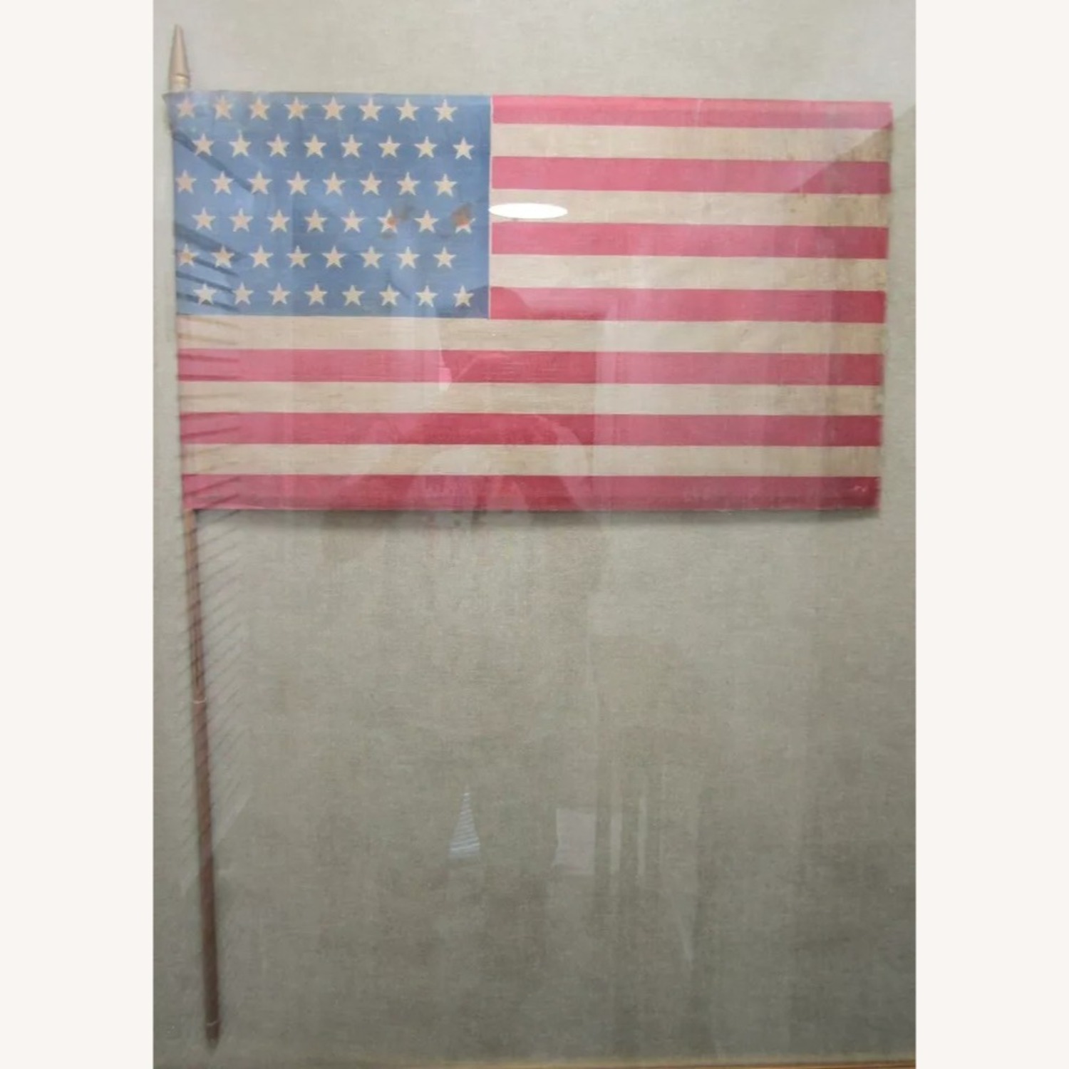 Framed Authentic 1908-1912 US 48 Star Flag - image-2