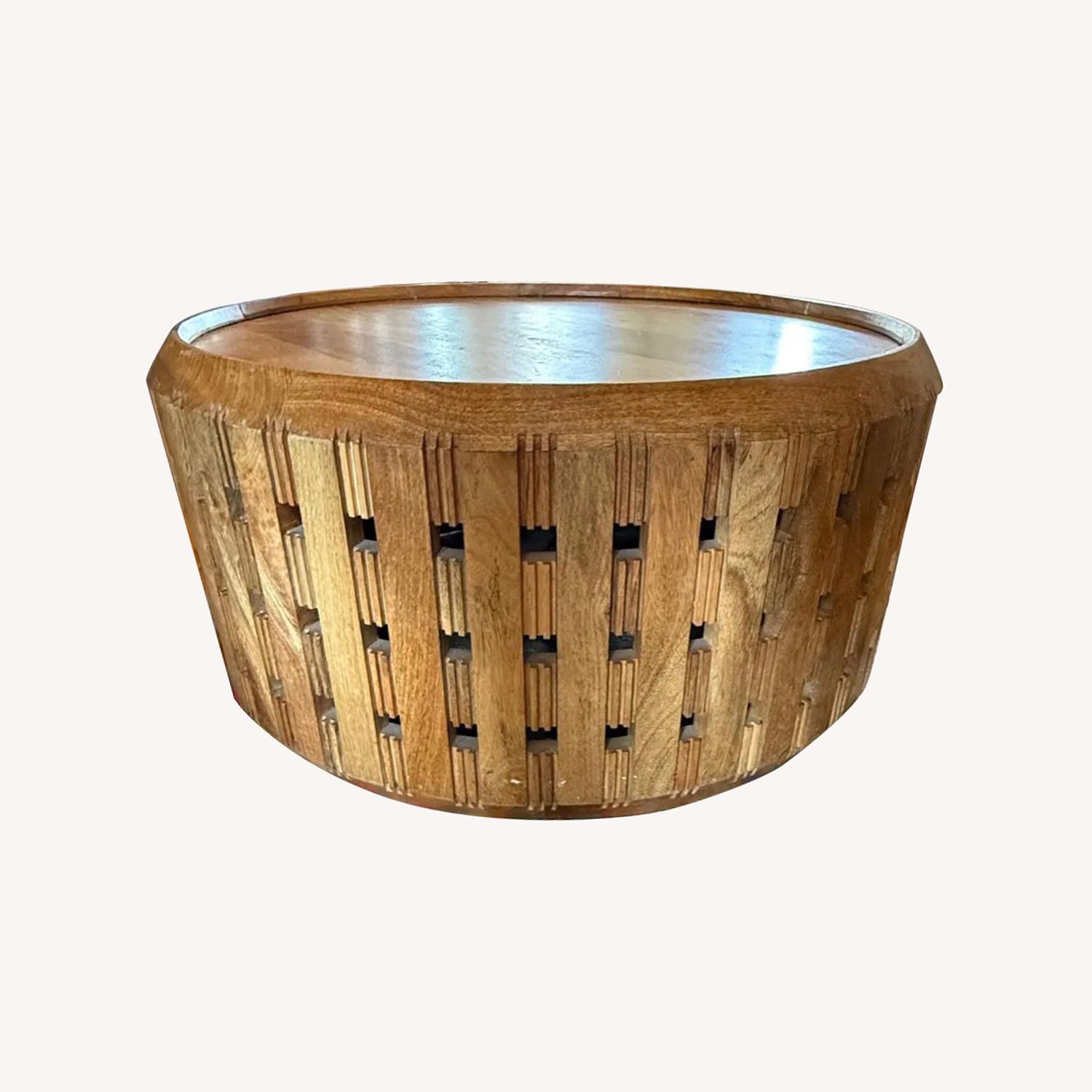 West Elm Solid Wood Coffee Table - image-0