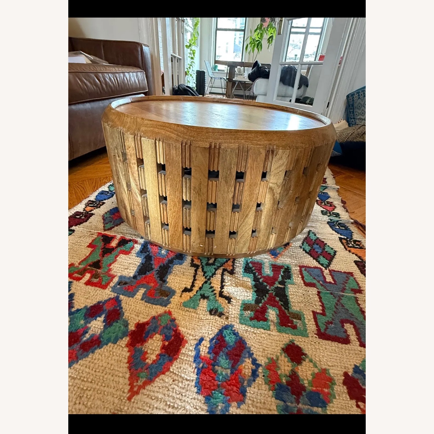 West Elm Solid Wood Coffee Table - image-1