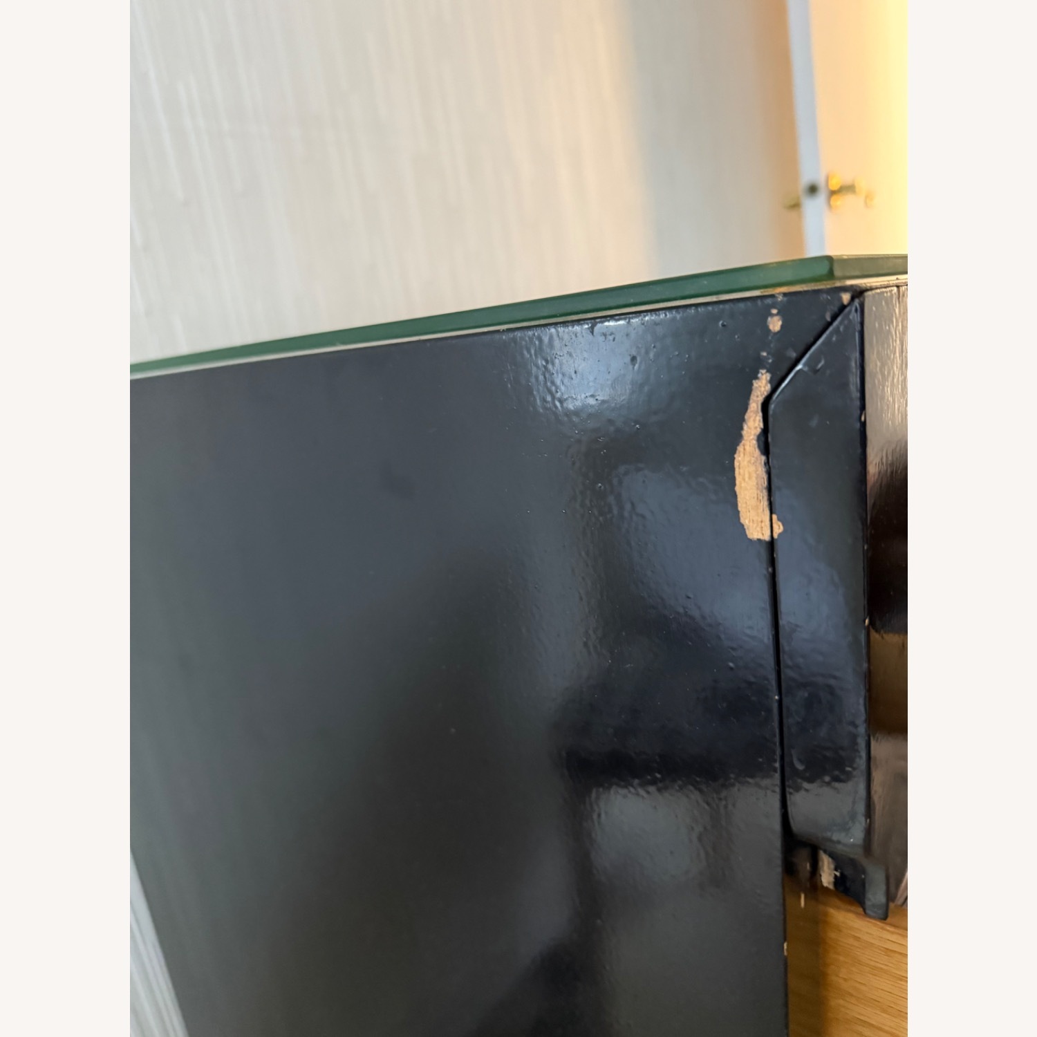 Vintage Black Wood Dresser - image-4