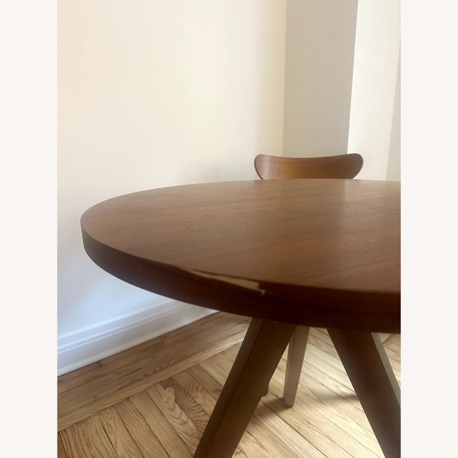 West Elm Tripod Dining Table - Walnut - image-2