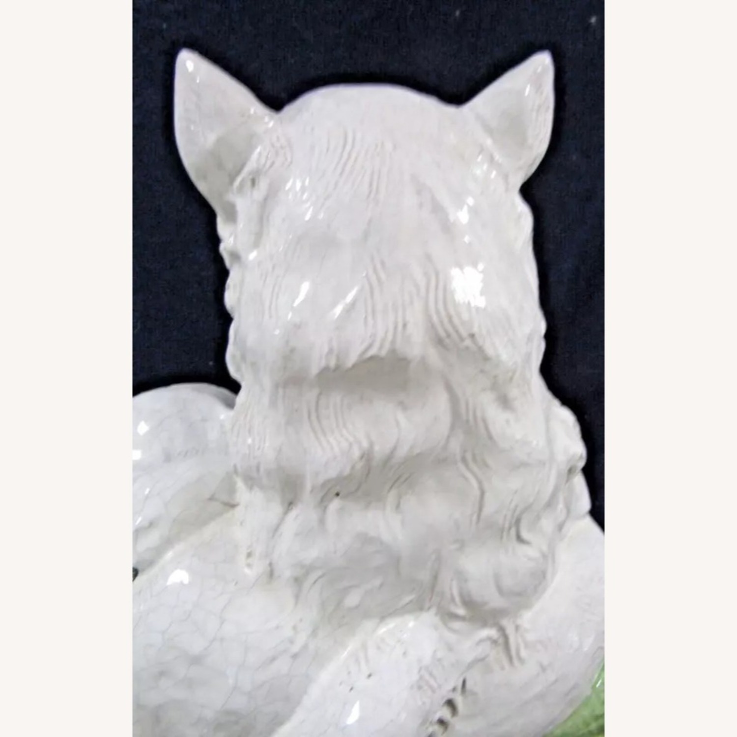 Vintage Sculpture Italian Terra Cotta Two Cats - image-12