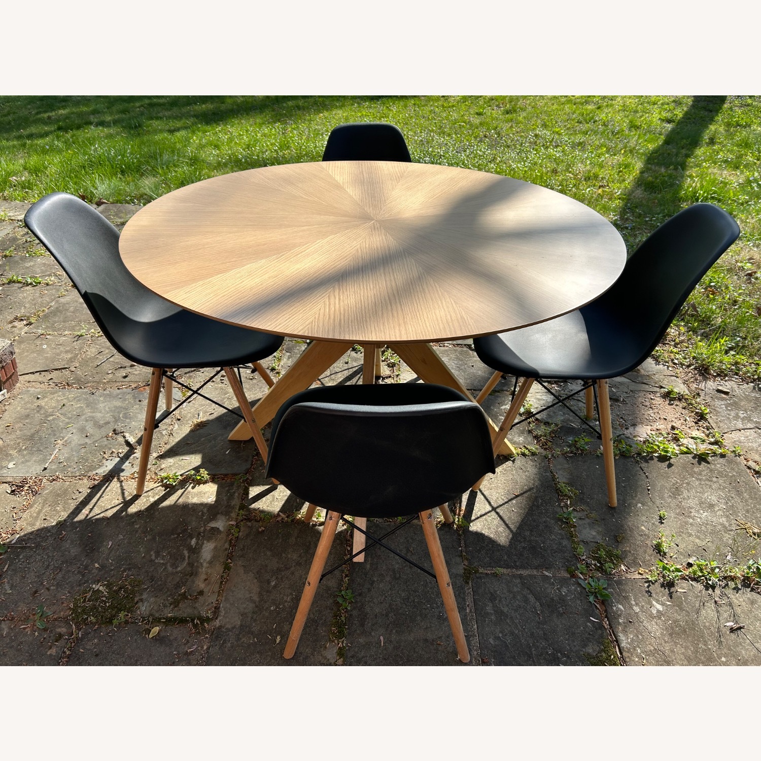 AllModern Black Jordan Dining Chairs (Set of 4) - image-3