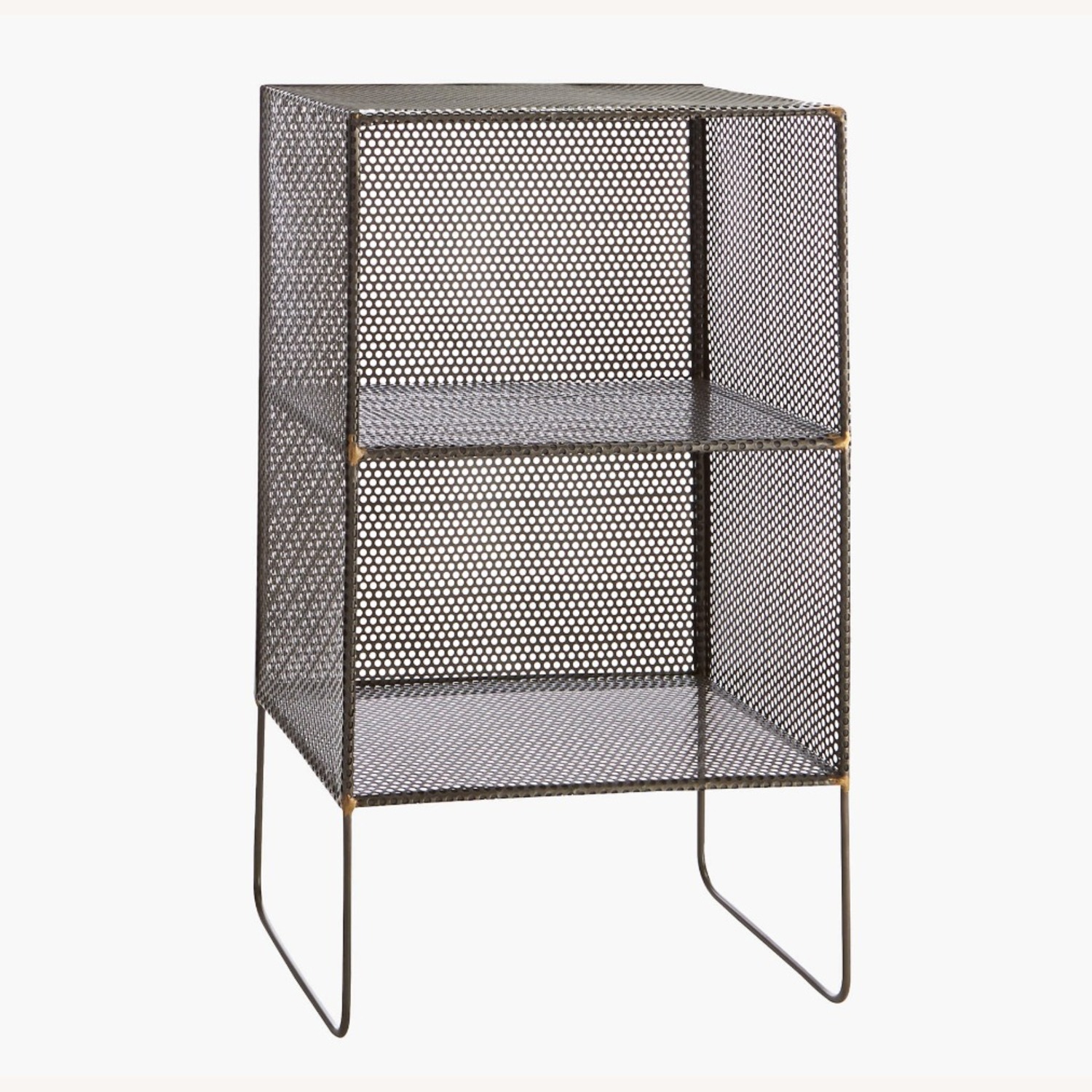 CB2 Sift Gun Metal Side Table - image-5