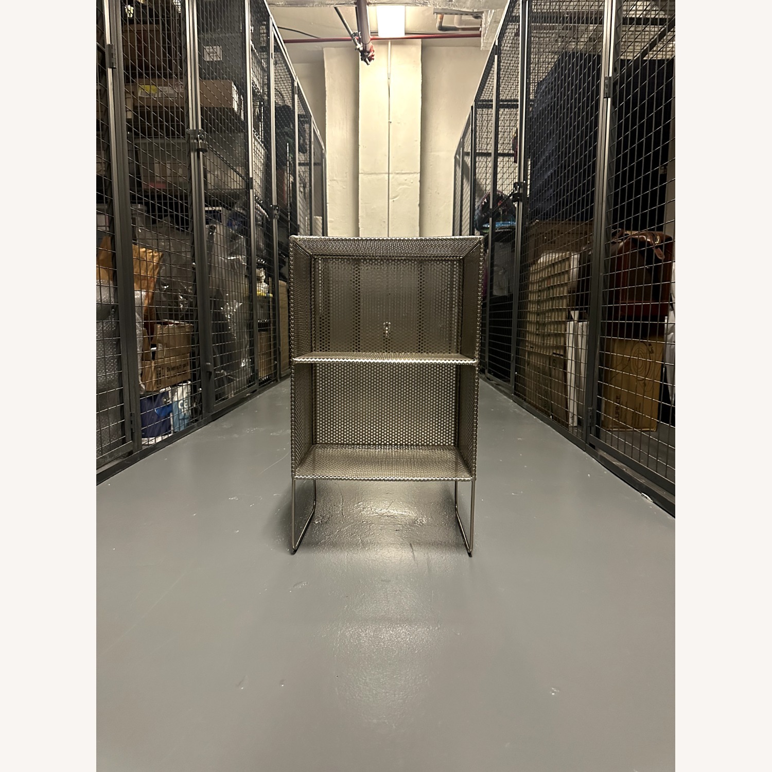 CB2 Sift Gun Metal Side Table - image-6