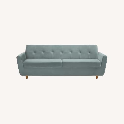 Used Joybird Light Blue Queen Sleeper Sofa for sale on AptDeco