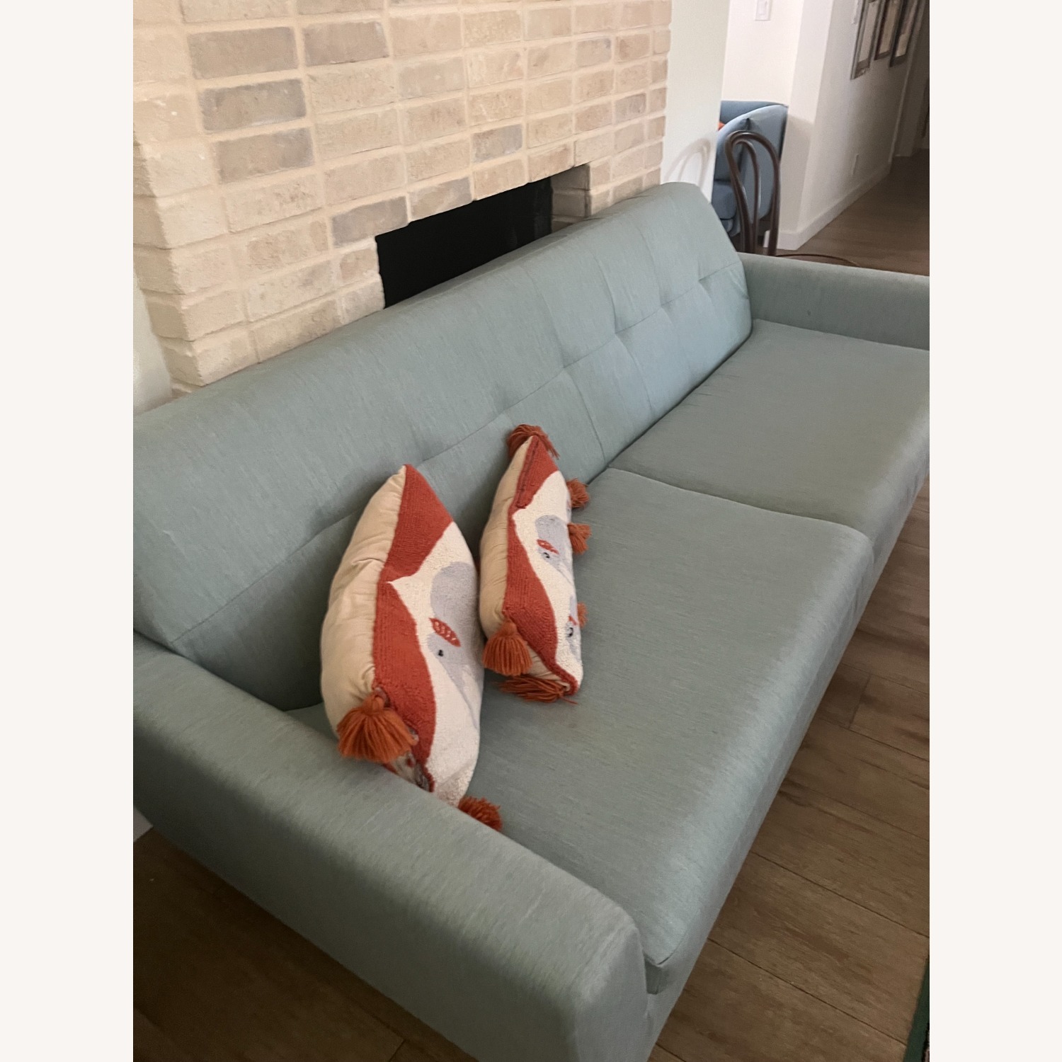 Joybird Light Blue Queen Sleeper Sofa - image-2