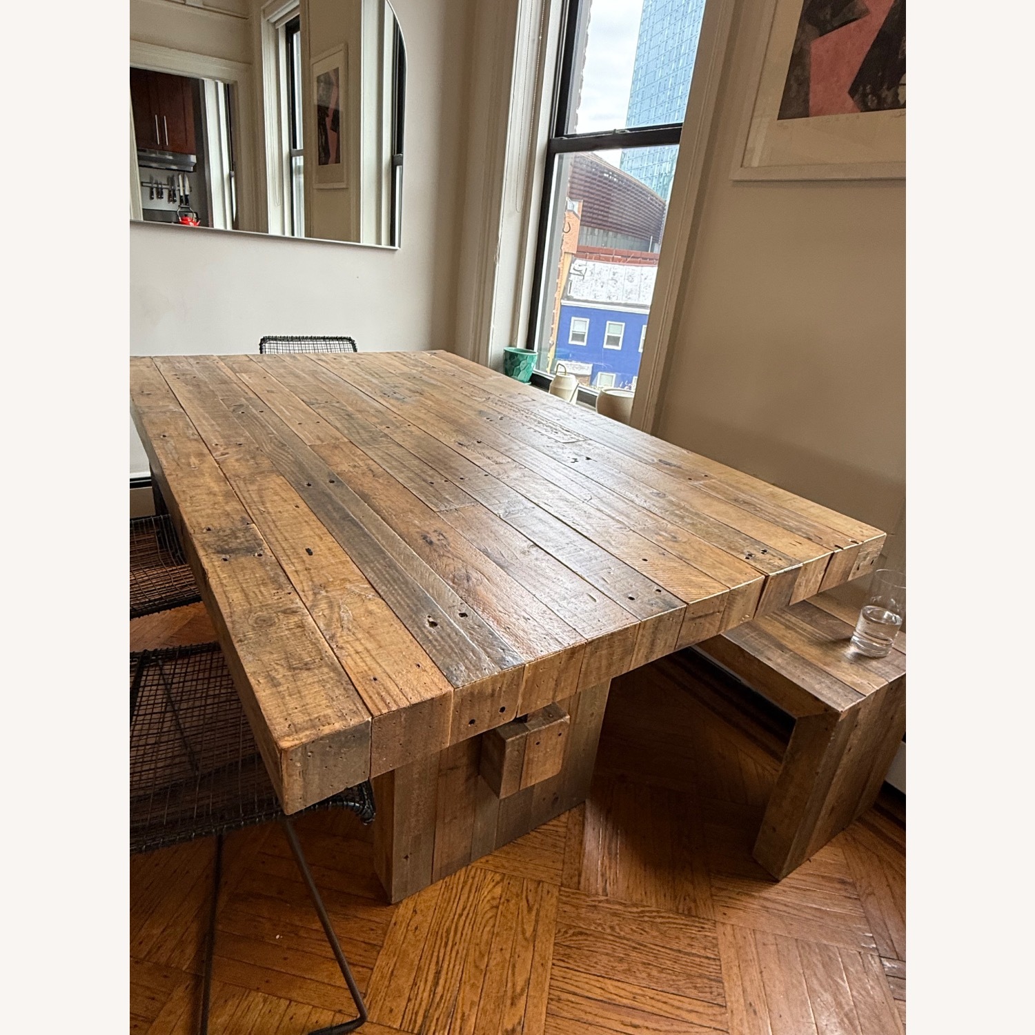 West Elm Emerson Dining Table with Bench - image-2