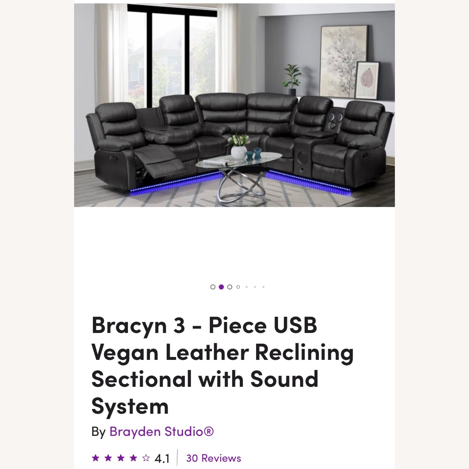 Wayfair 3 Piece Sectional - image-2