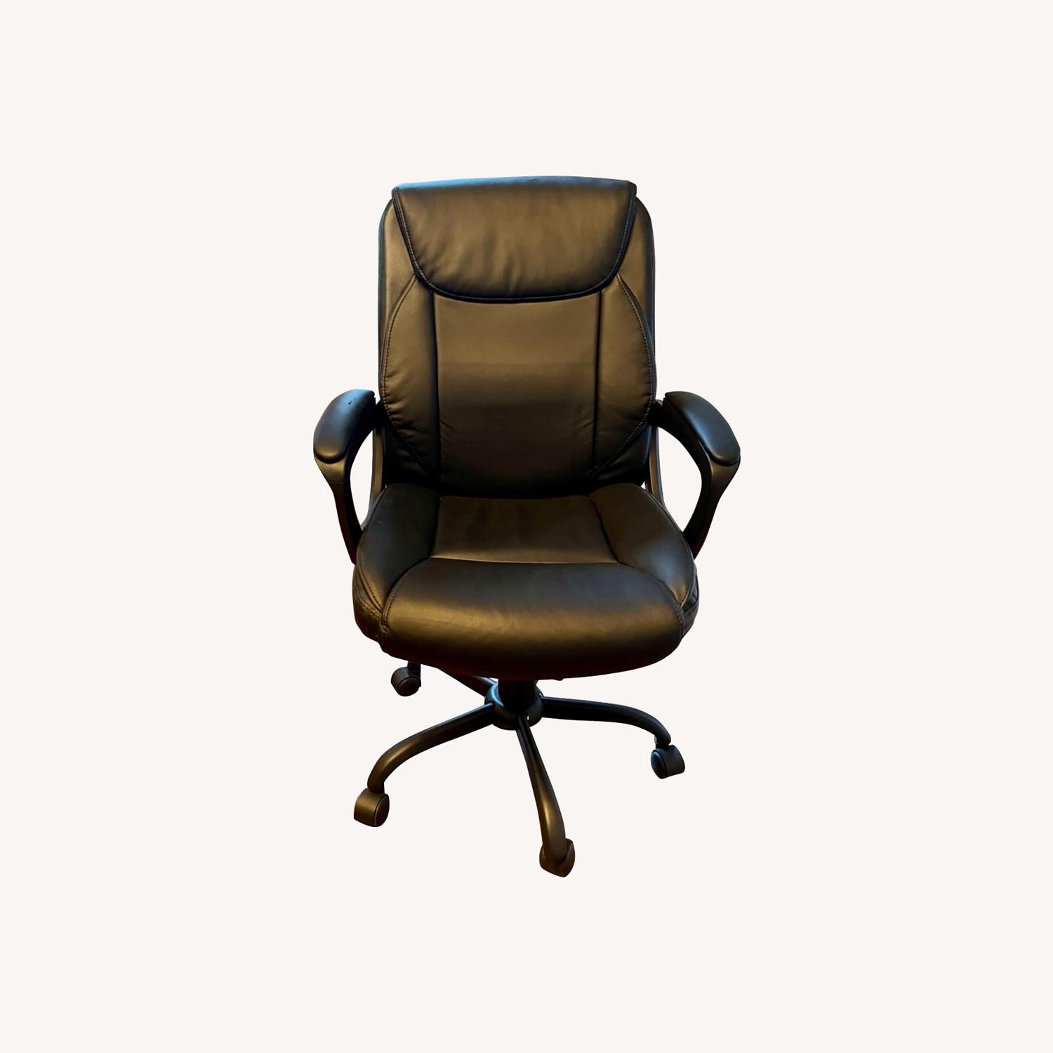 Adjustable Office Computer Desk Chair with Armrest - image-7