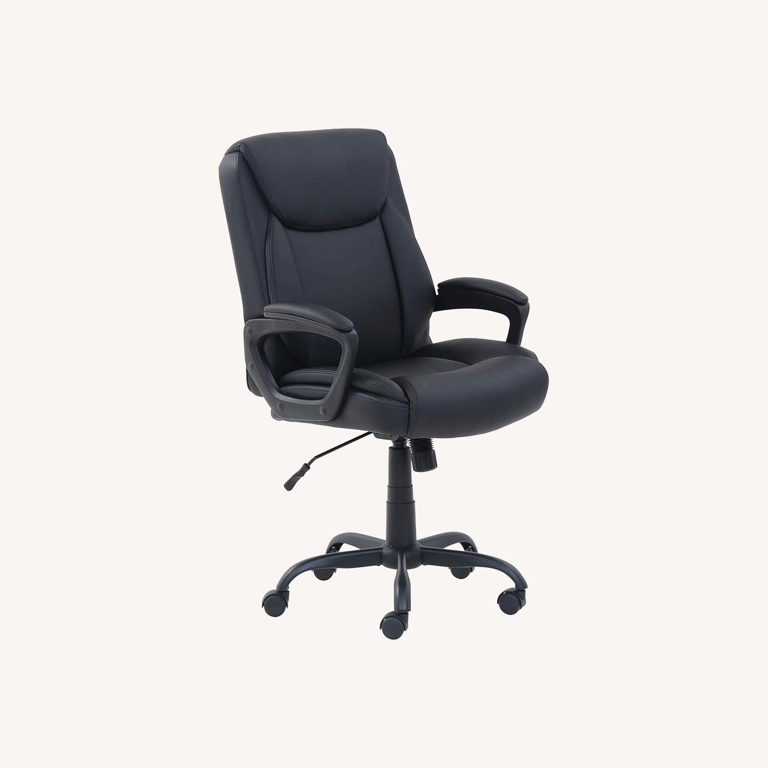 Adjustable Office Computer Desk Chair with Armrest - image-0