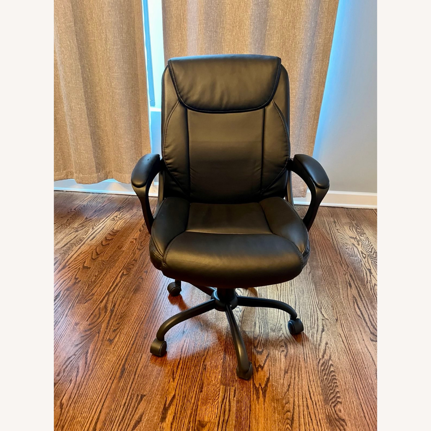 Adjustable Office Computer Desk Chair with Armrest - image-1