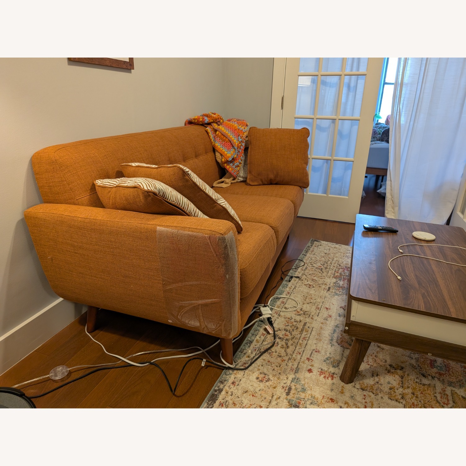 Bettie Teal 86'' Sofa - image-3