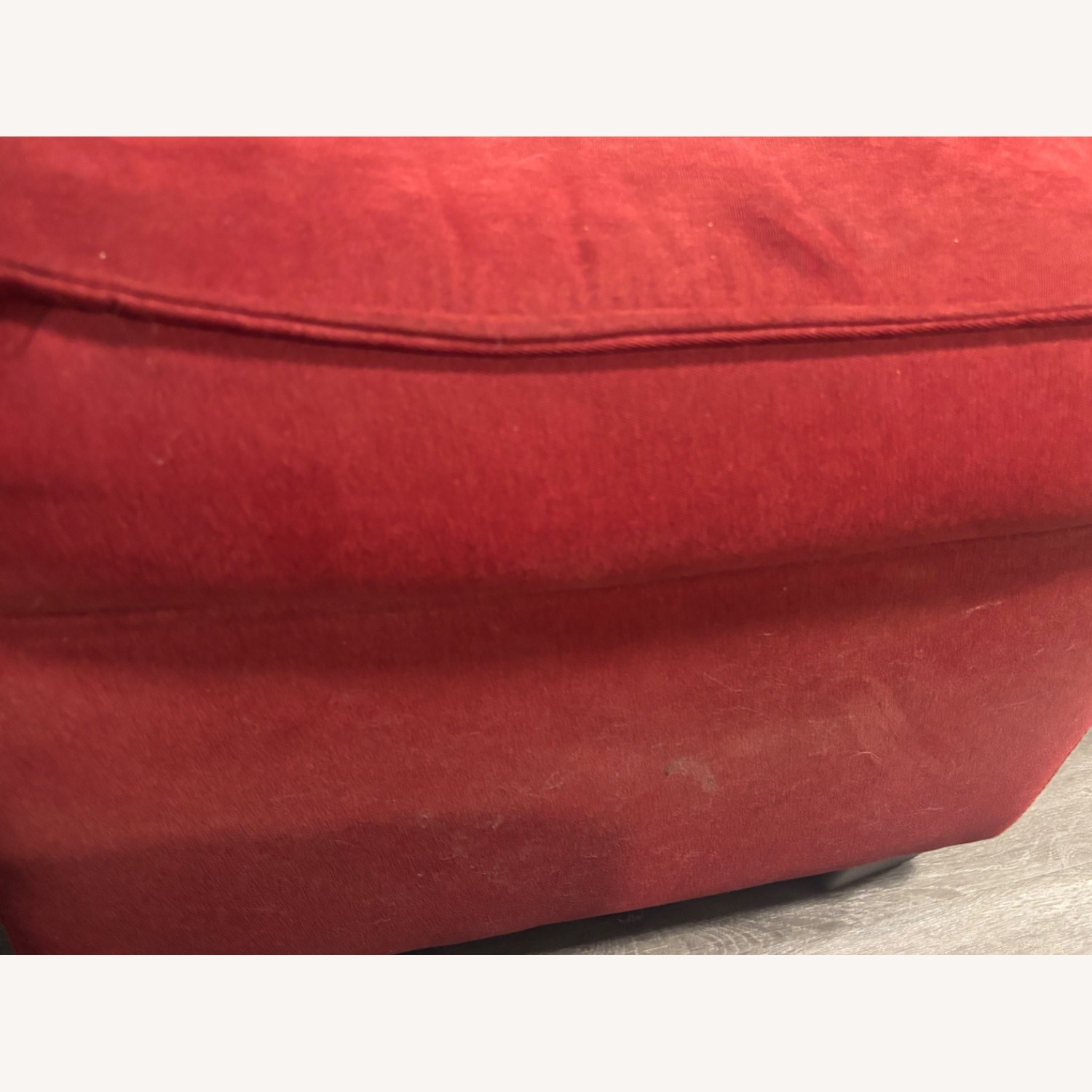 Red Storage Ottoman - image-4