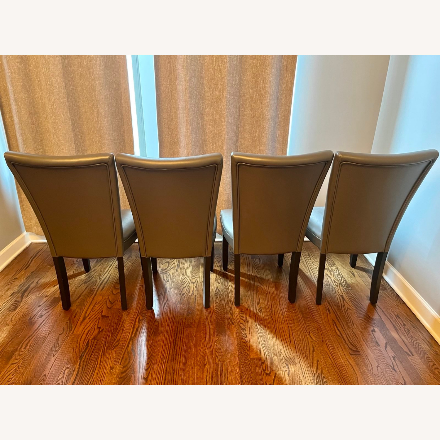 Set of 4 Upholstered Dining Chairs - image-5