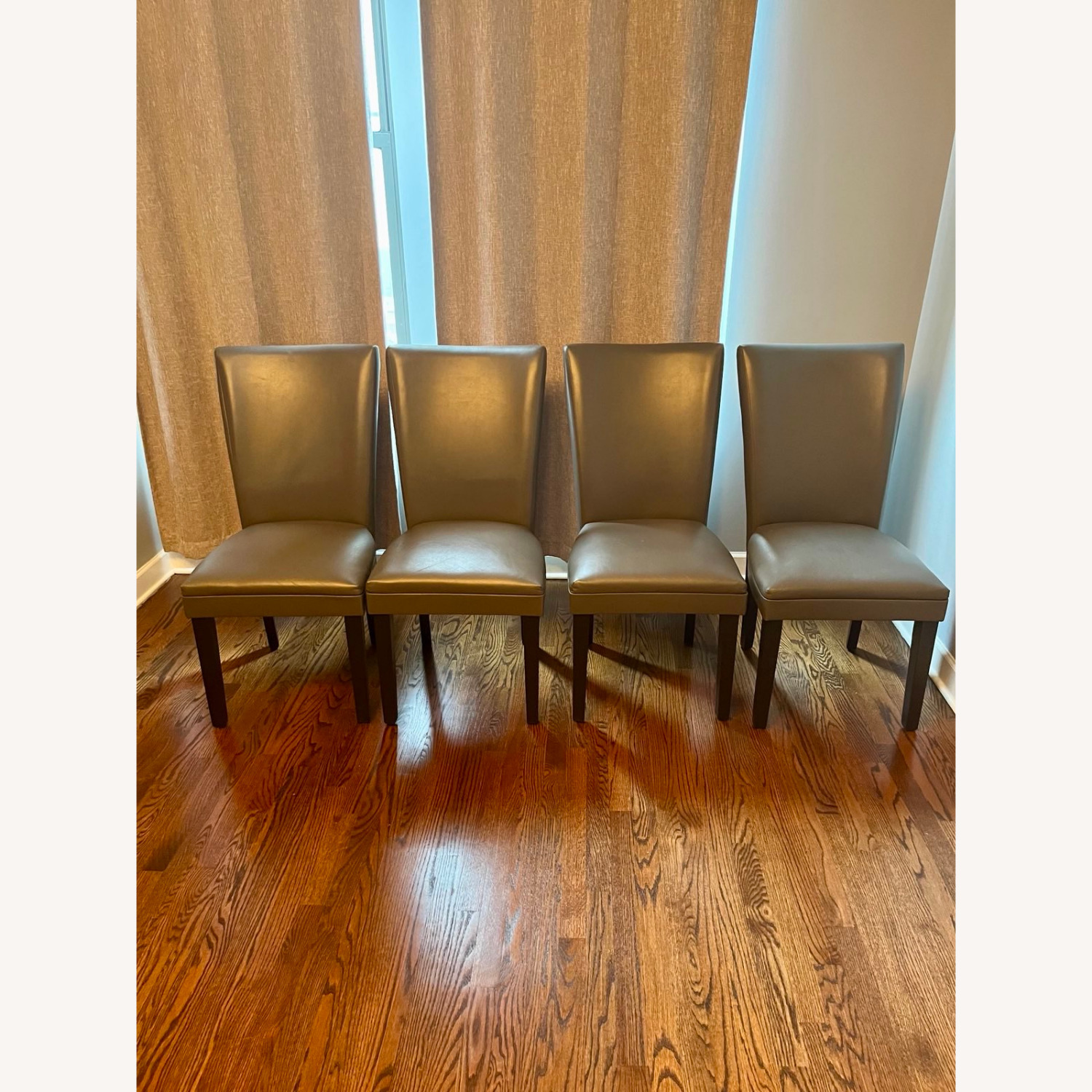 Set of 4 Upholstered Dining Chairs - image-1