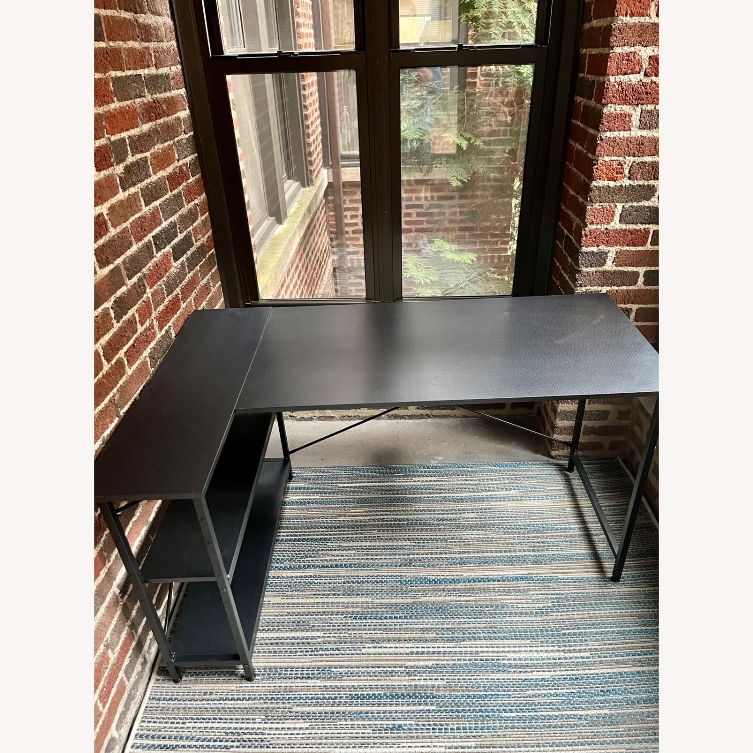 L-Shaped 55 Inch Home Office Desk - image-1