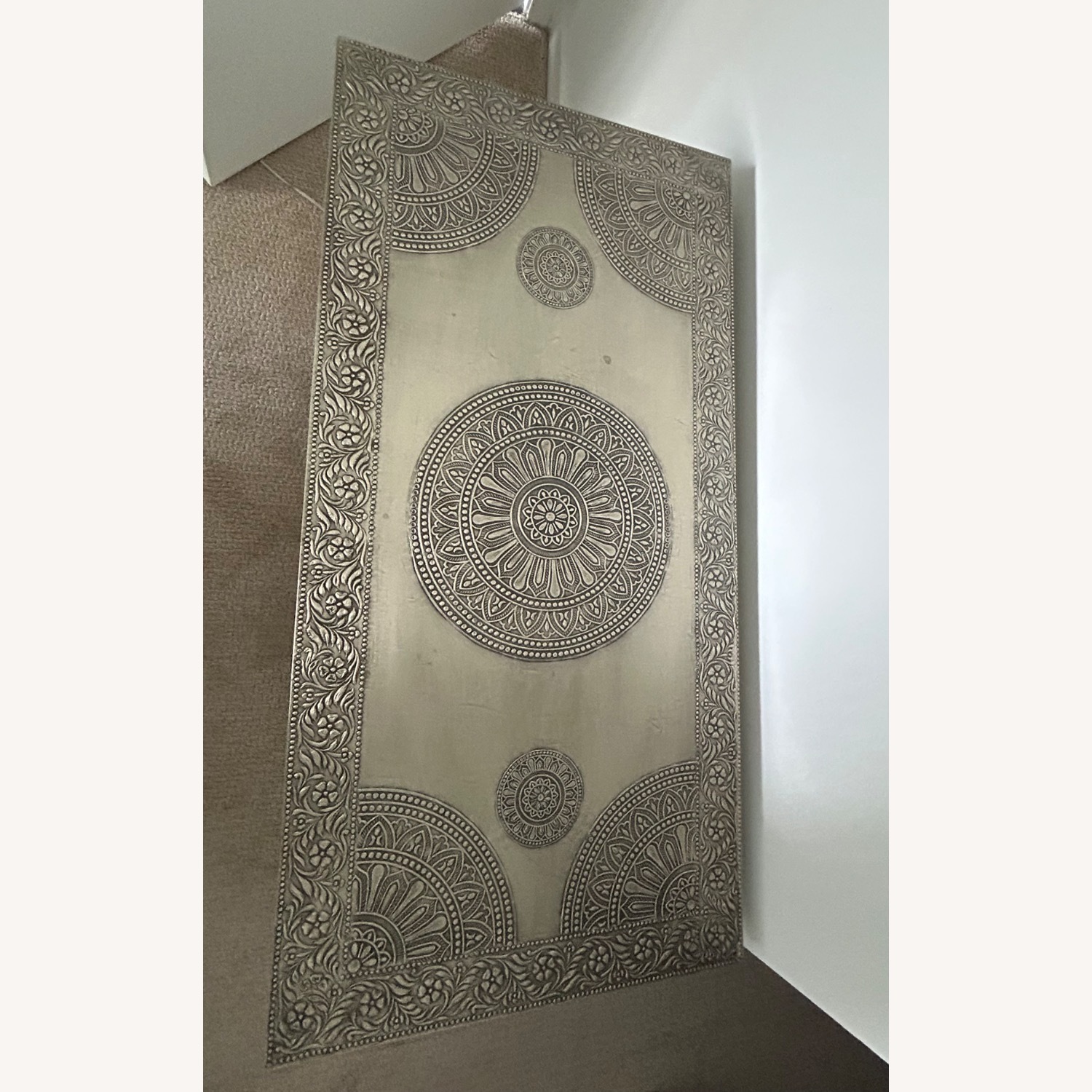 World Market Kiran Embossed Metal Dresser - image-2