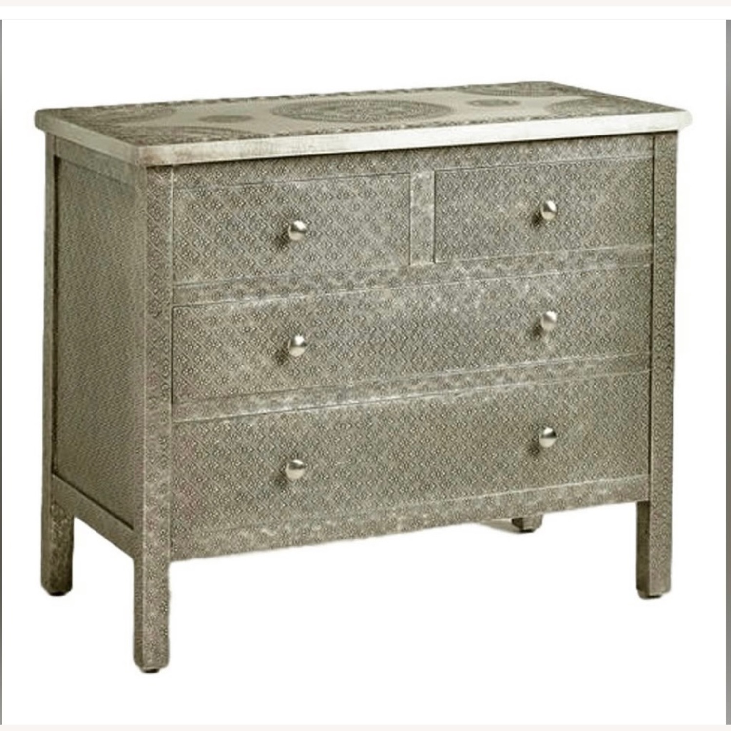 World Market Kiran Embossed Metal Dresser - image-5