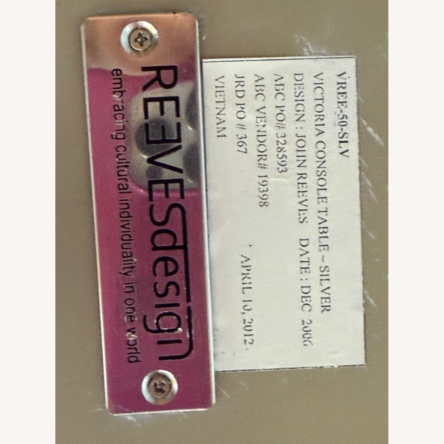 ABC Home John Reeves Victoria Console Table - image-6