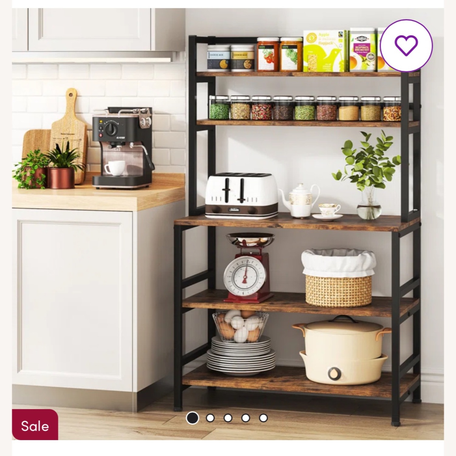 Geyer Wayfair Black Bakers Rack - image-1