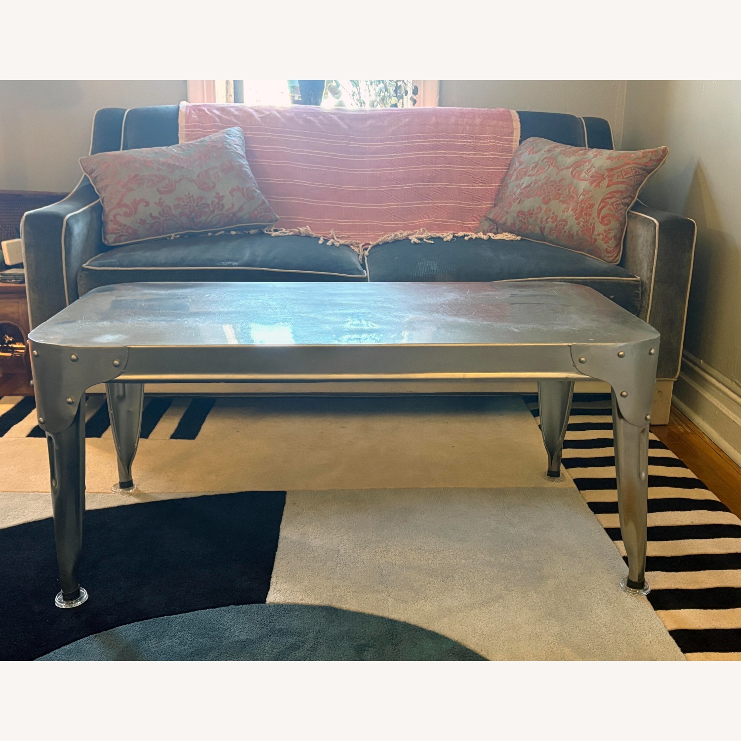 Industrial Metal BohoChic Coffee Table (Custom) - image-1