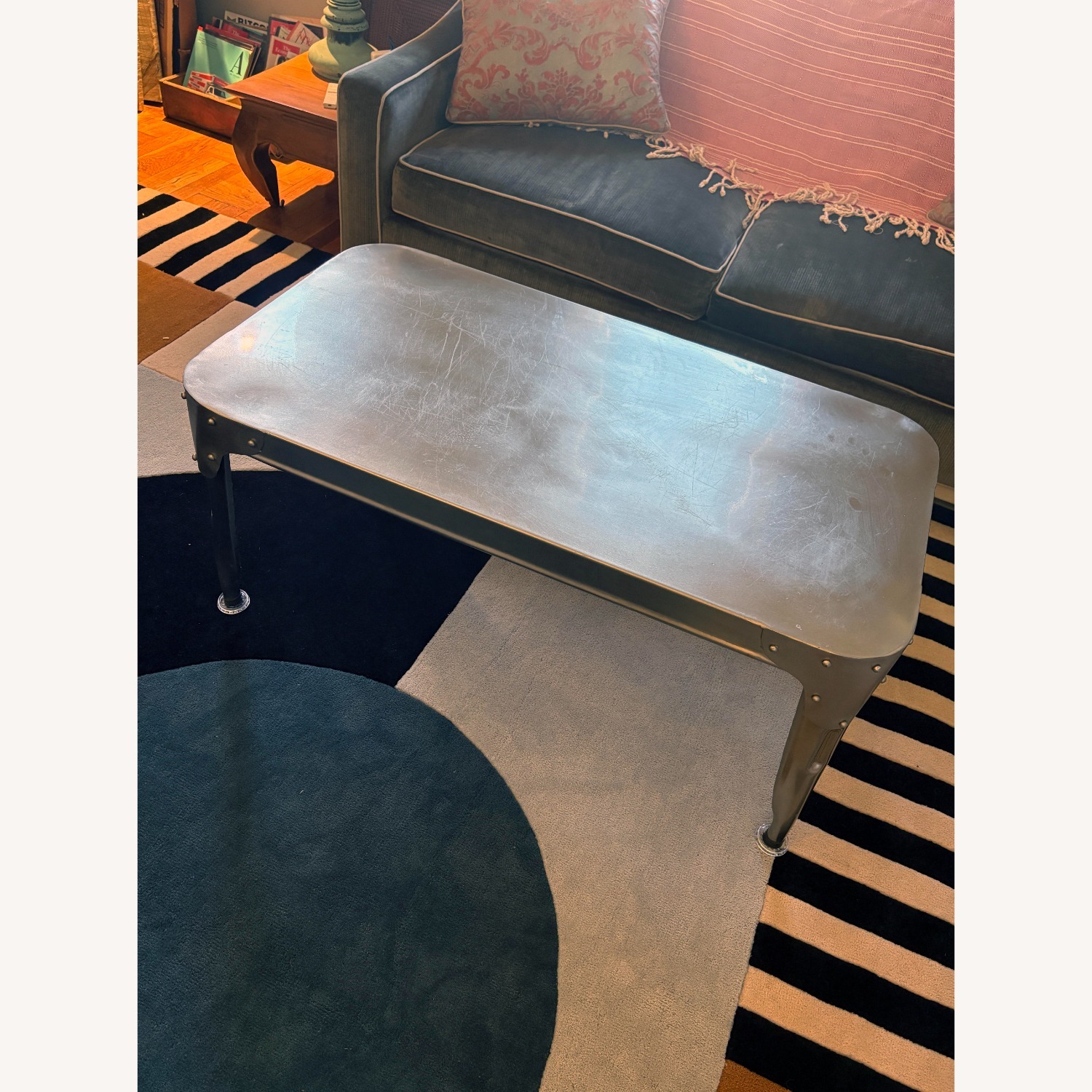Industrial Metal BohoChic Coffee Table (Custom) - image-8