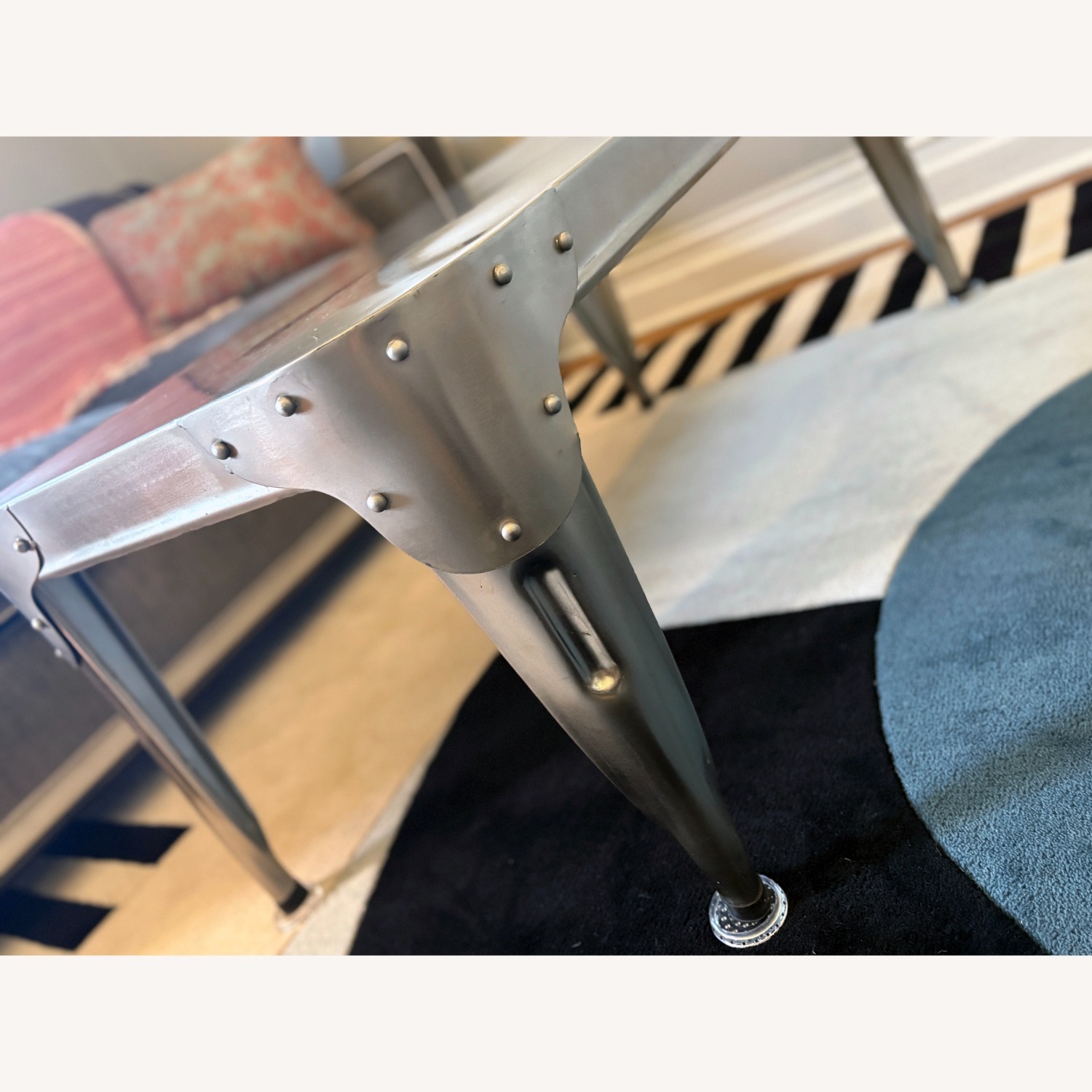 Industrial Metal BohoChic Coffee Table (Custom) - image-5