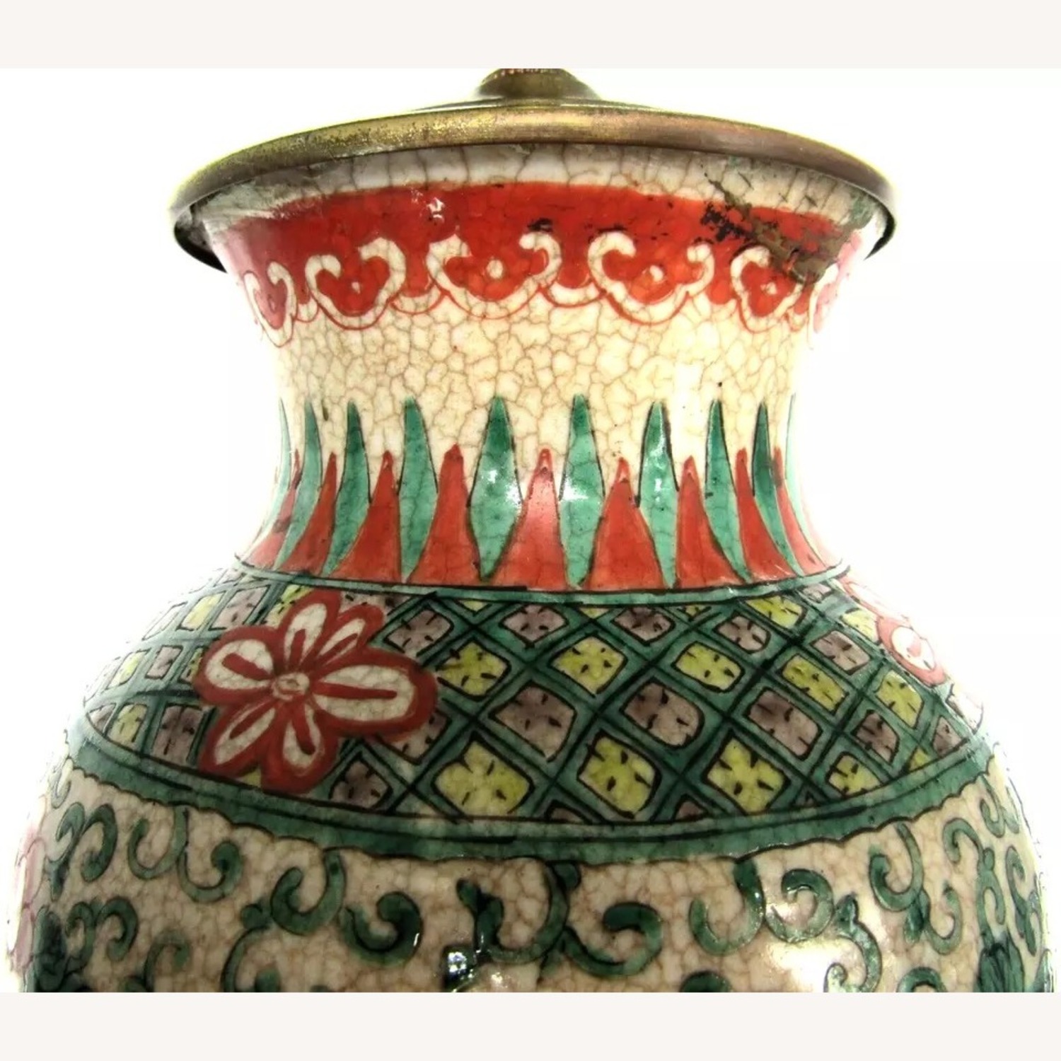 Chinese Ming Dynasty Famille Verte Phoenix Lamps - image-18