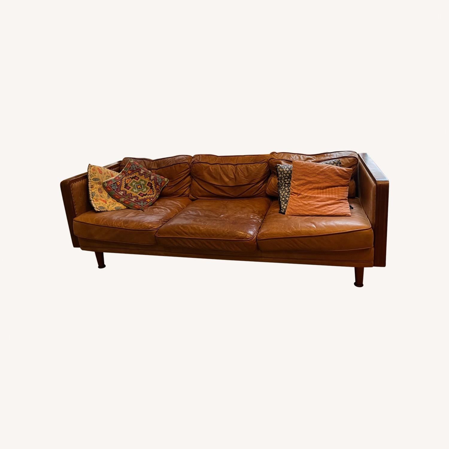 Leather Sofa - image-0