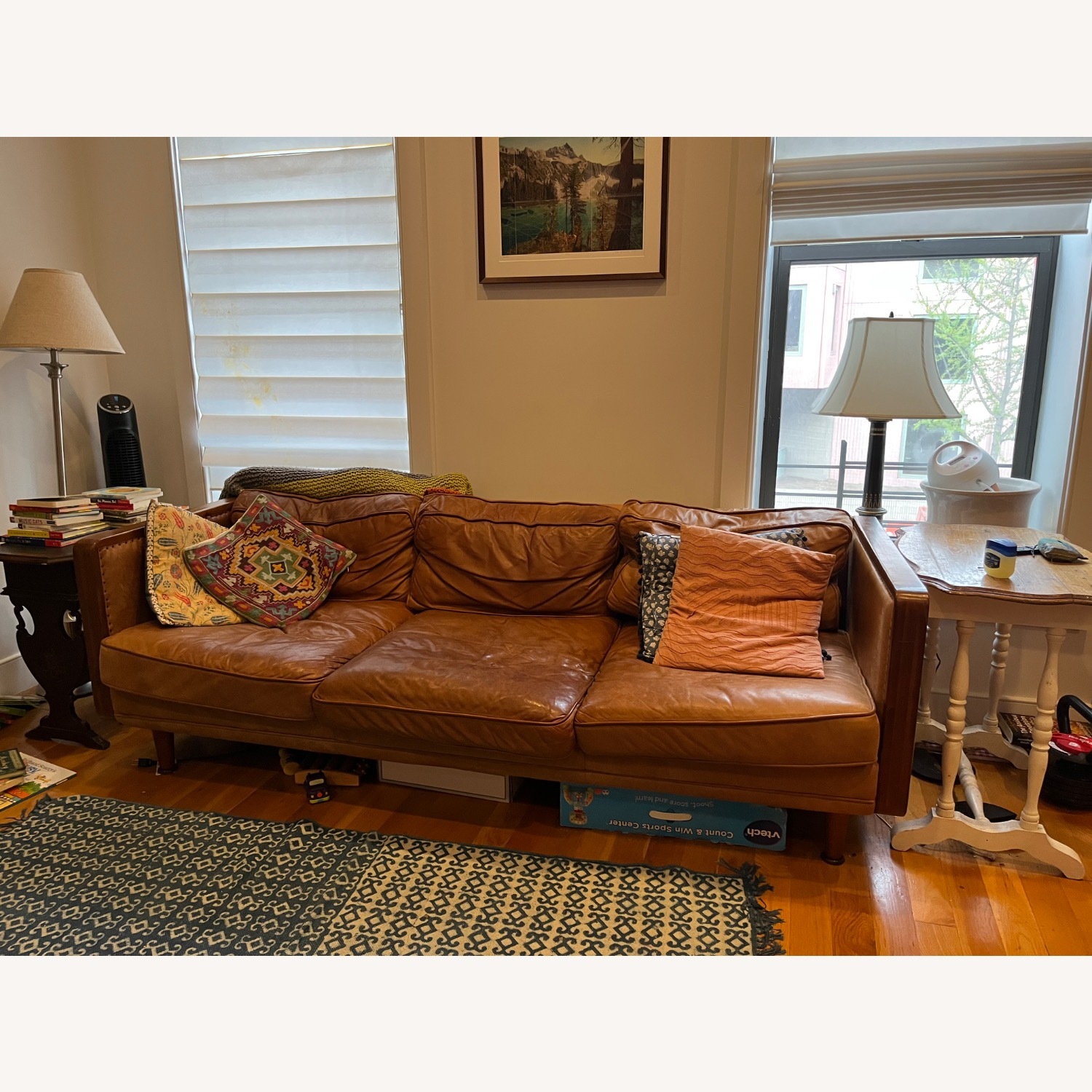 Leather Sofa - image-1