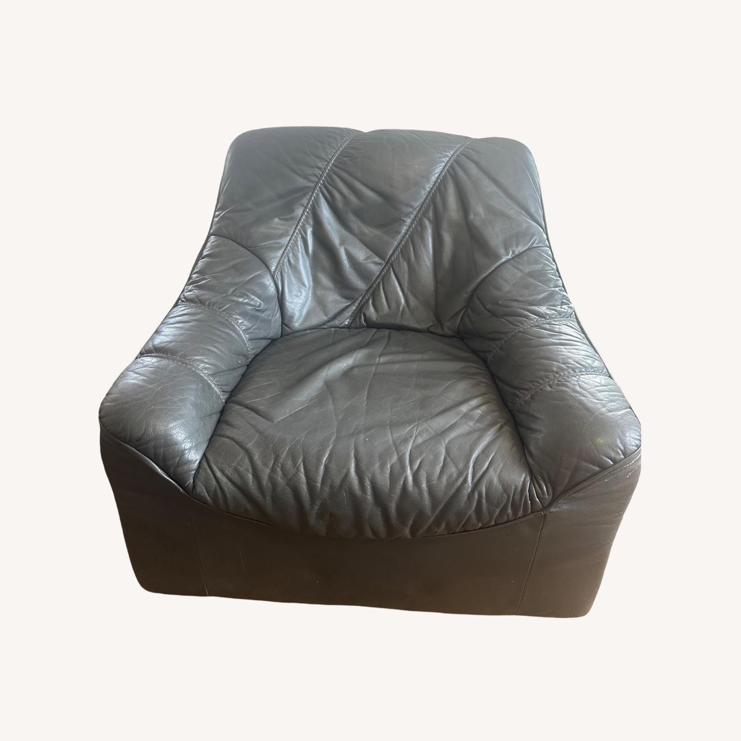 Leather Armchair - image-0